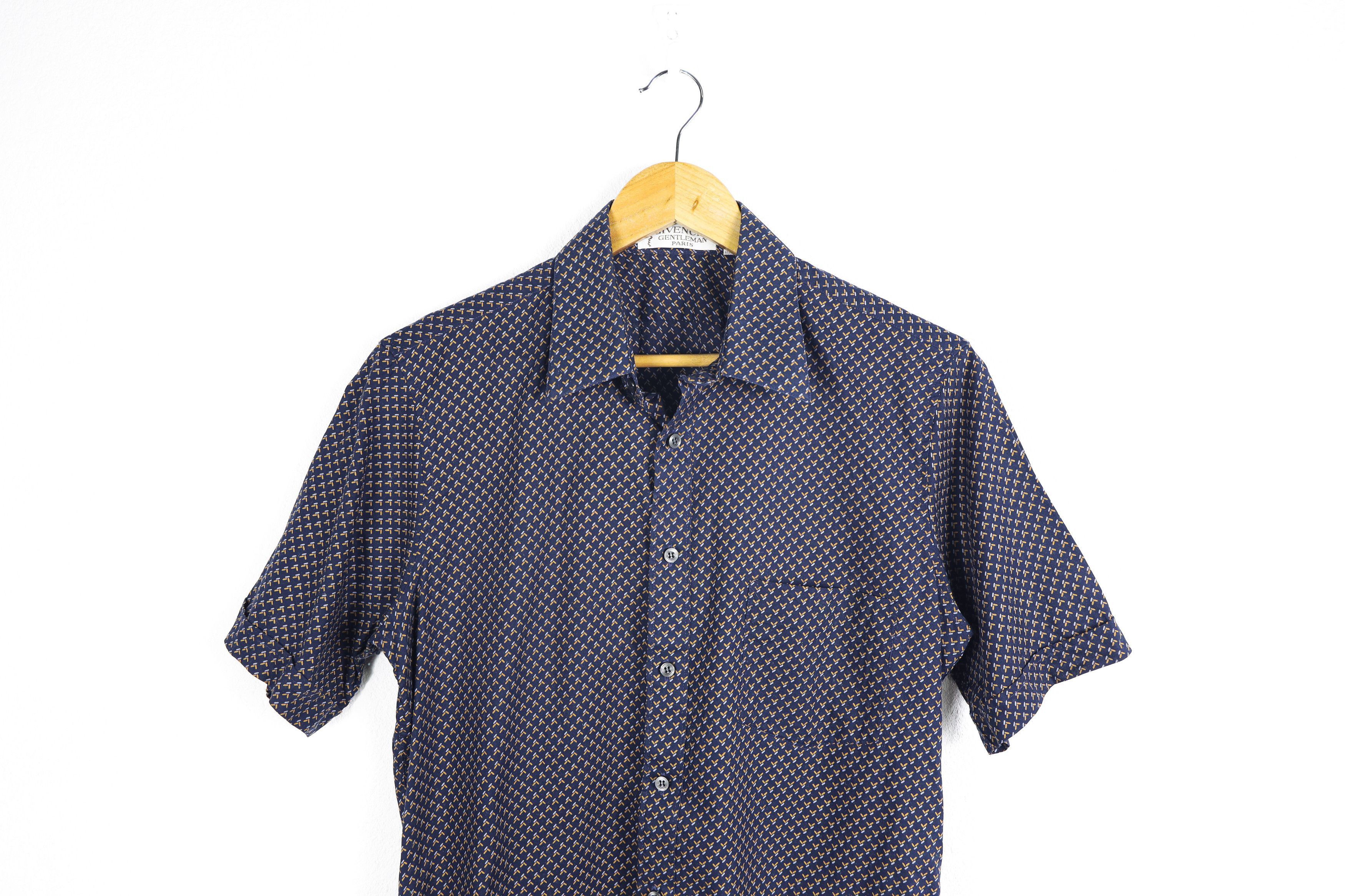 Givenchy Vintage Givenchy Gentleman Paris Abstract Pattern Shirt Size US M / EU 48-50 / 2 - 2 Thumbnail