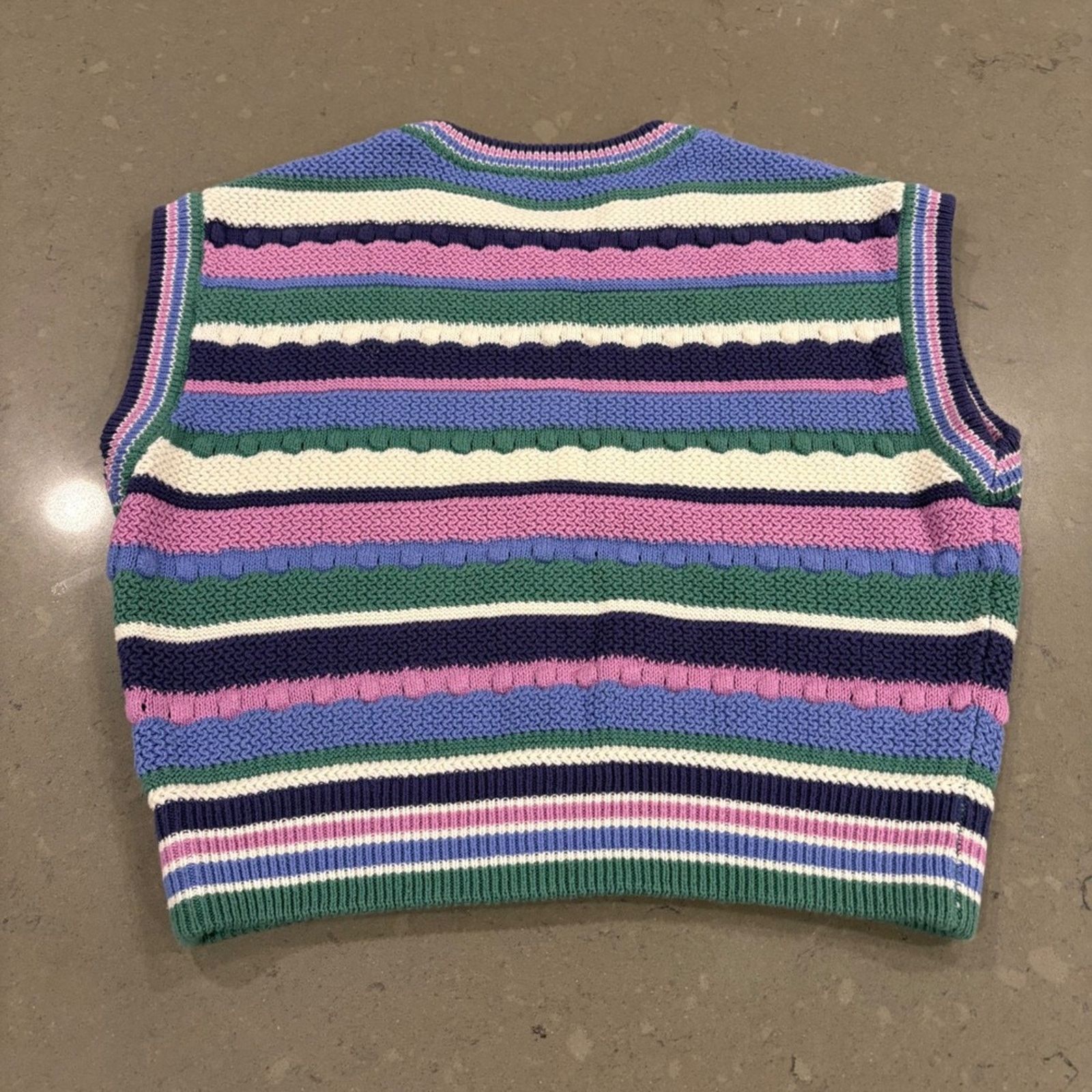 Marine Layer Marine Layer Striped Sweater Vest Size M / US 6-8 / IT 42-44 - 7 Thumbnail