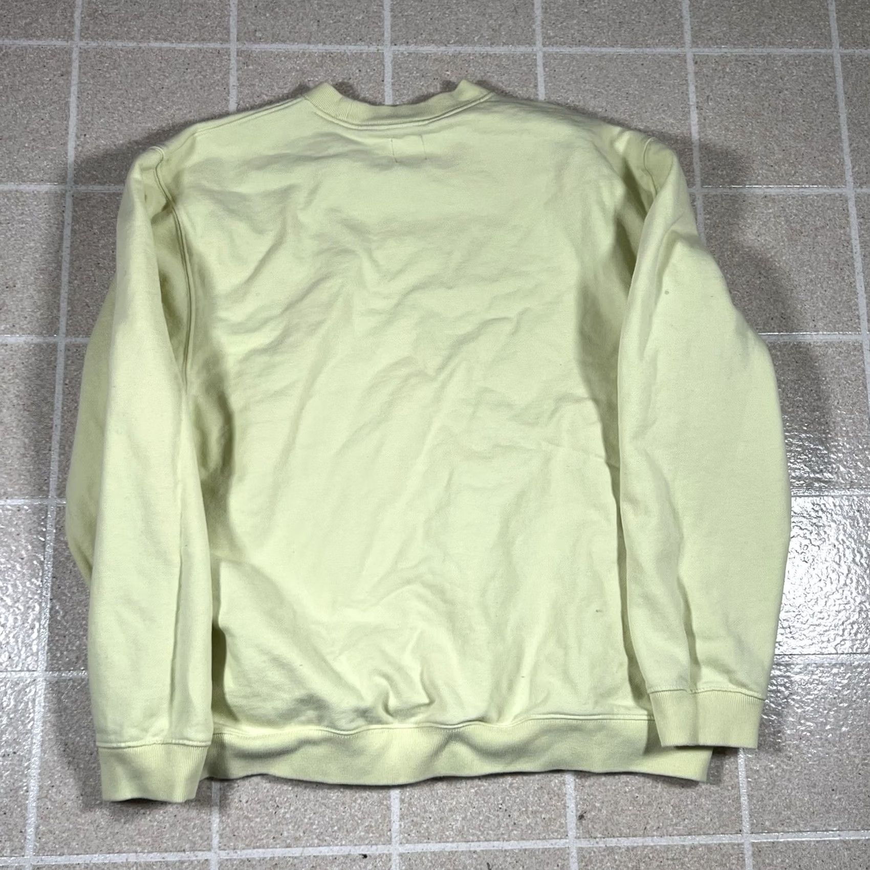 Gap Gap Sweatshirt Mens Pullover Size Large Green Yellow Pastel Green 100%? Size US L / EU 52-54 / 3 - 2 Thumbnail