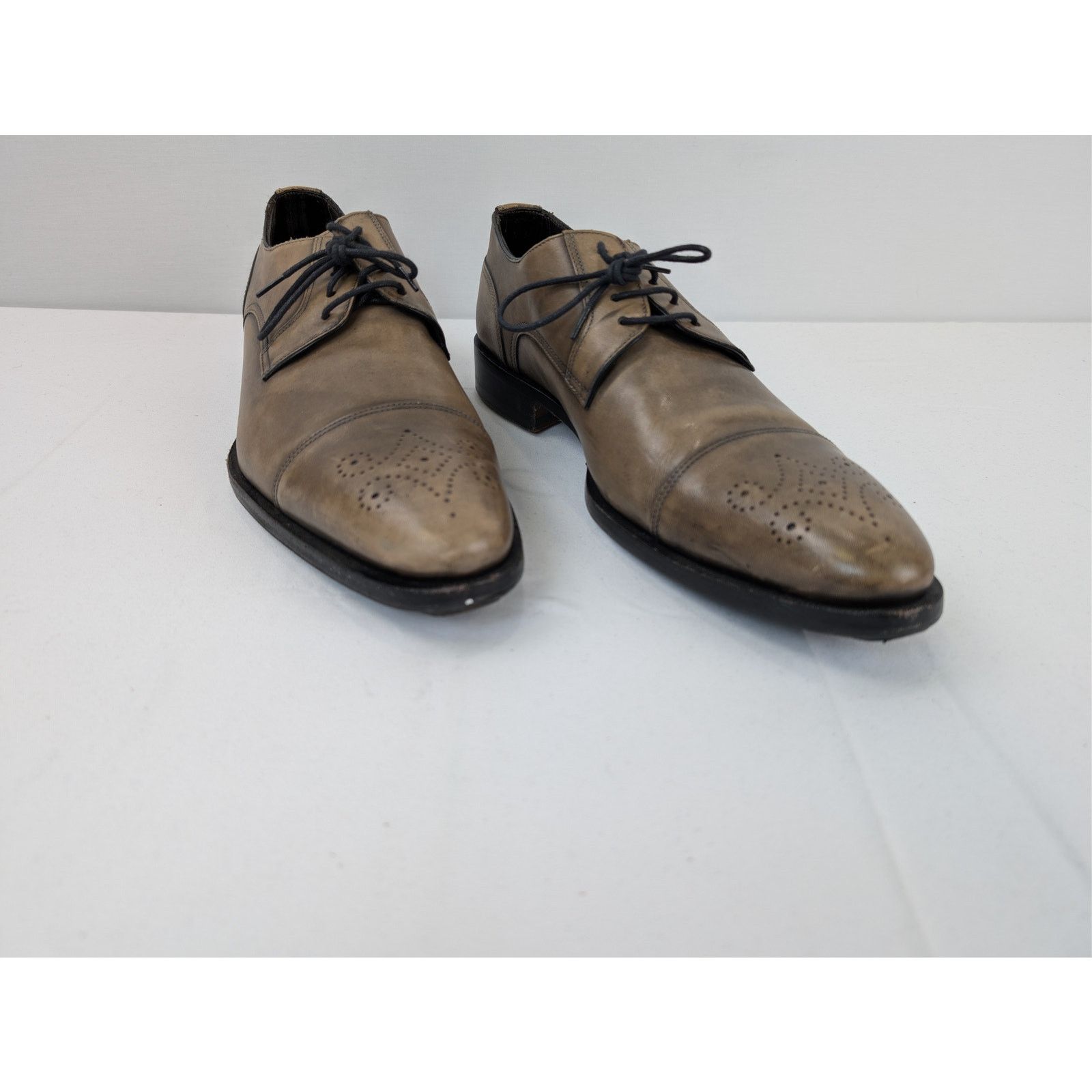 David Eden o1rshd1 CC20 Leather Shoe Boots in Beige Size US 10.5 / EU 43-44 - 5 Thumbnail