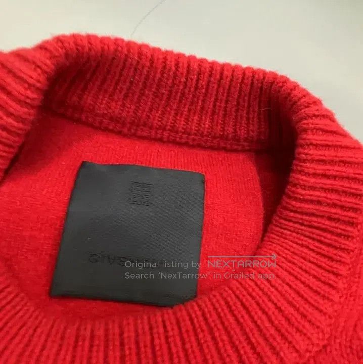 Givenchy Givenchy FW22 Logo Embroidery Crewneck Sweater. Size US S / EU 44-46 / 1 - 4 Thumbnail