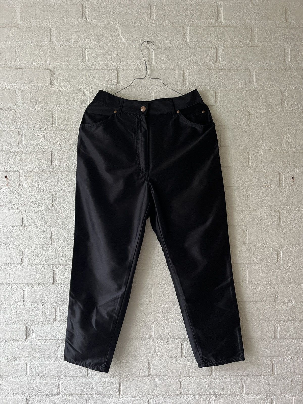 Jean Paul Gaultier Jean Paul Gaultier metallic pants nylon vintage y2k Size 32" / US 10 / IT 46 - 1 Thumbnail