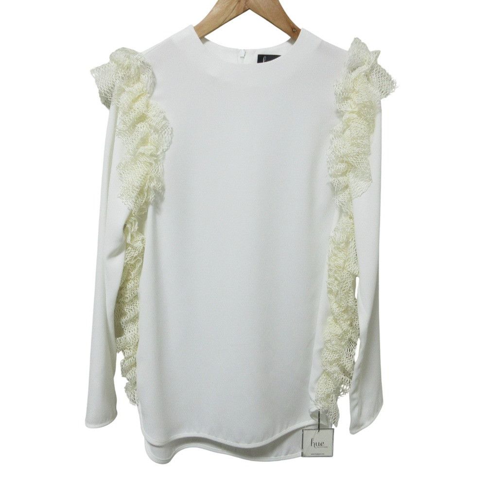 Other Other hue DAY TO EVENING Side Lace Frill Blouse Others Tops DUTY FREE for USA Size ONE SIZE - 1 Thumbnail