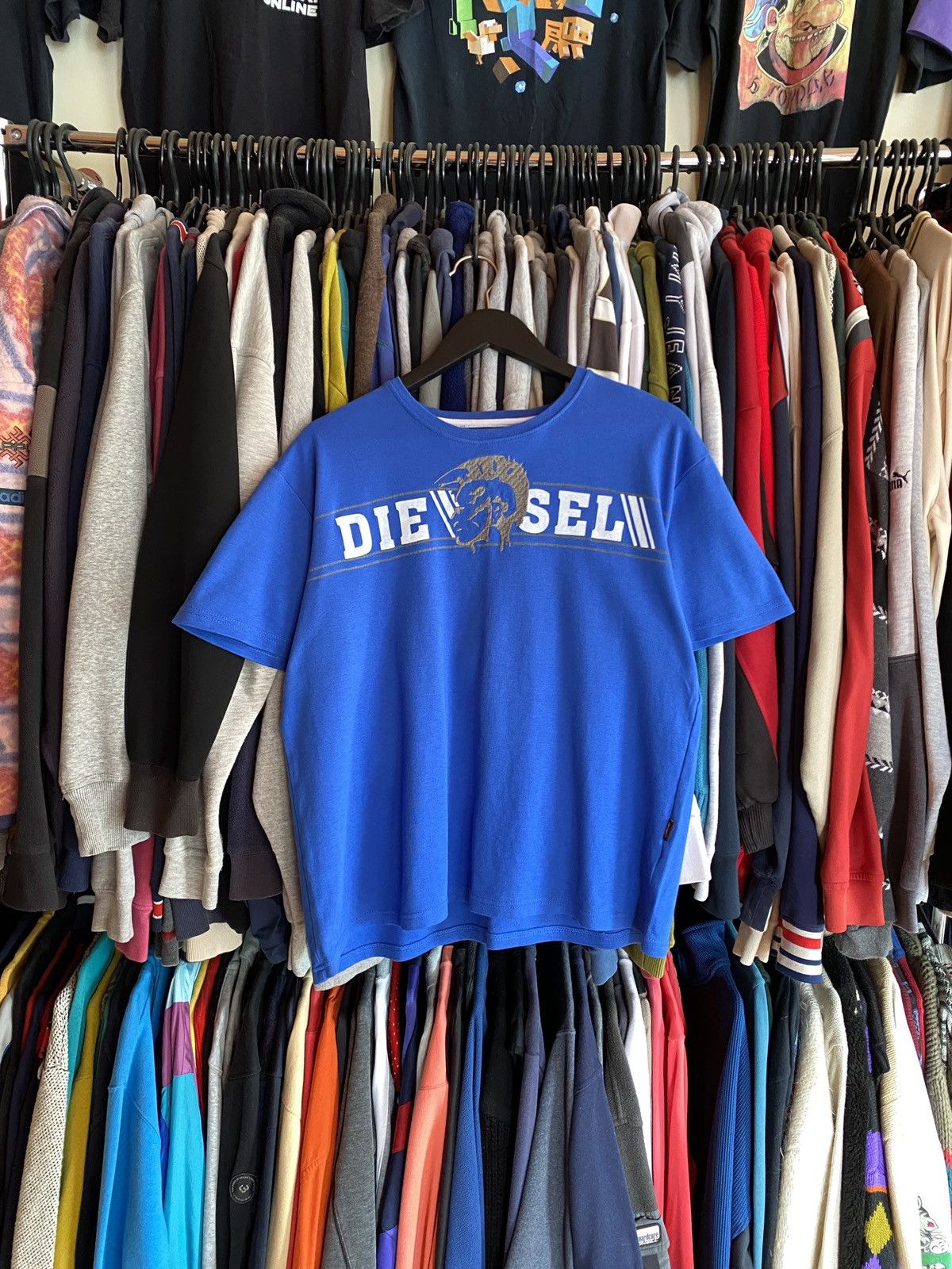 Diesel VINTAGE DIESEL BOOTLEG BIG LOGO T-SHIRT Y2k Size US XL / EU 56 / 4 - 1 Thumbnail