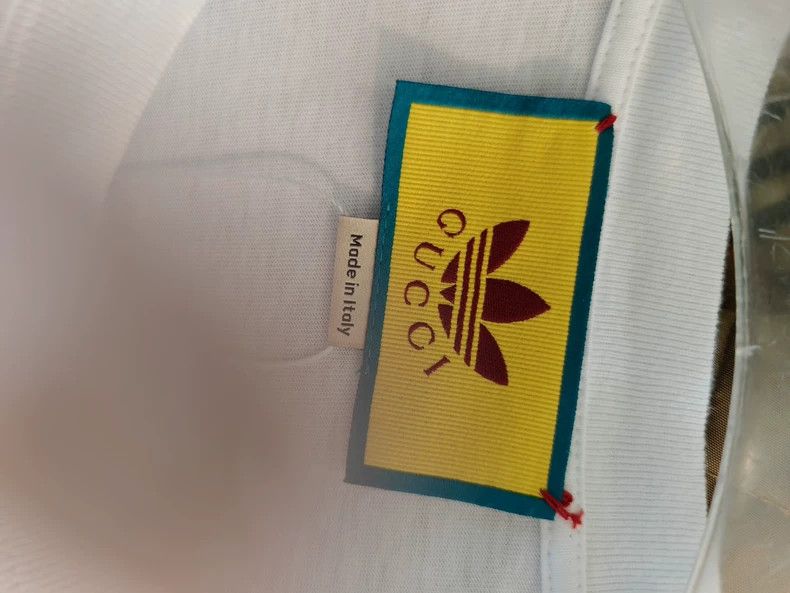 Gucci GucciAdi co-branded letter logo clover short-sleeved T-shir Size M / US 6-8 / IT 42-44 - 6 Thumbnail