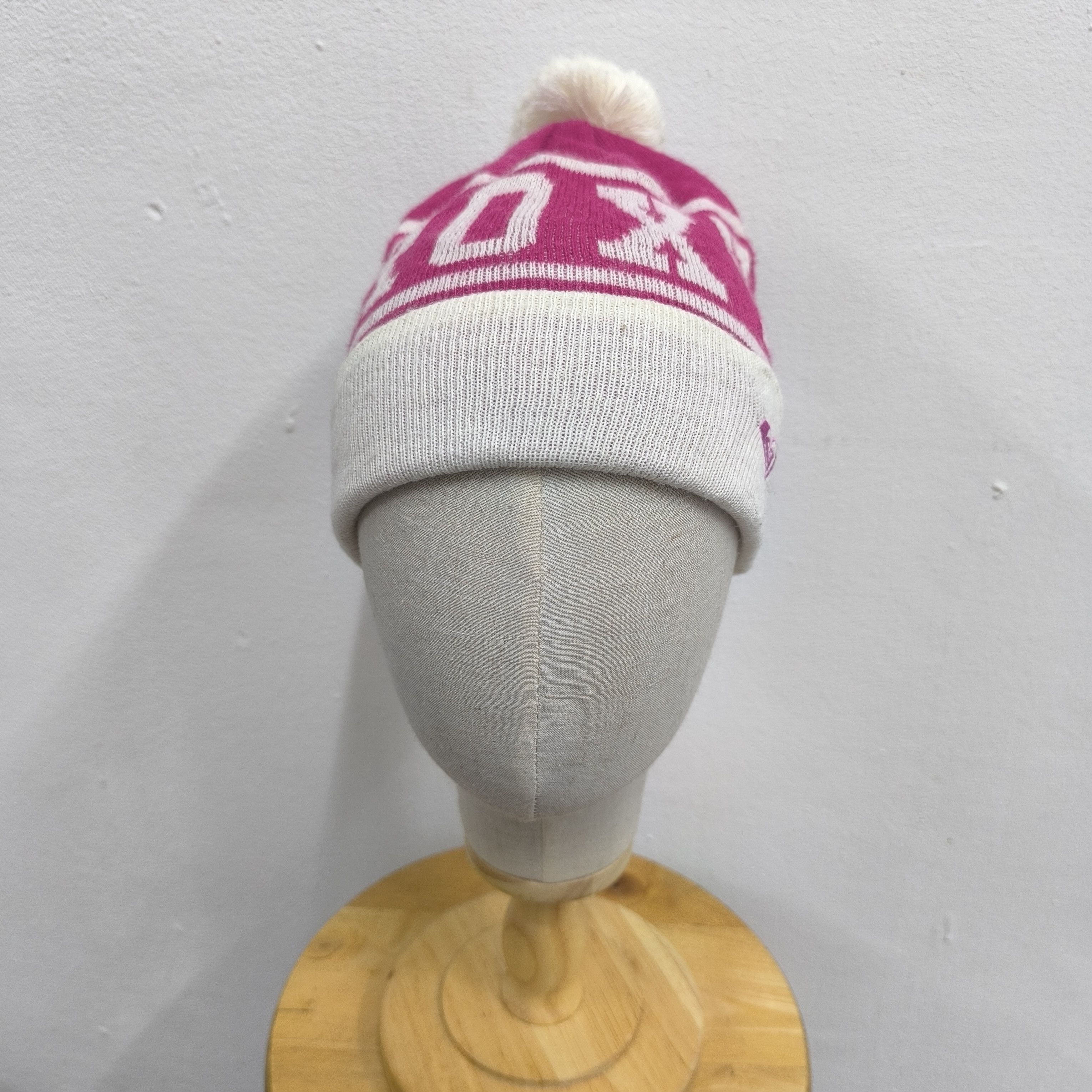 Other ✨Roxy spellout embroidery stripes beanie hat Size ONE SIZE - 2 Thumbnail