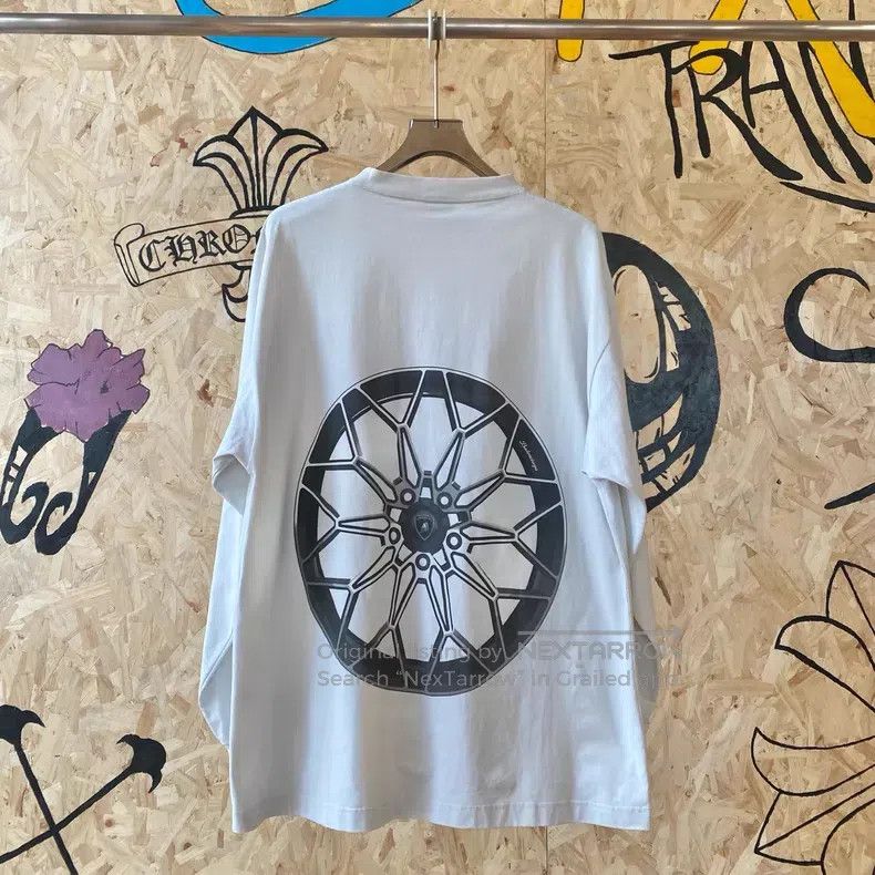 Balenciaga Balenciaga Car Printed Round Neck Drop Shoulder Long Sleev Size US S / EU 44-46 / 1 - 6 Thumbnail