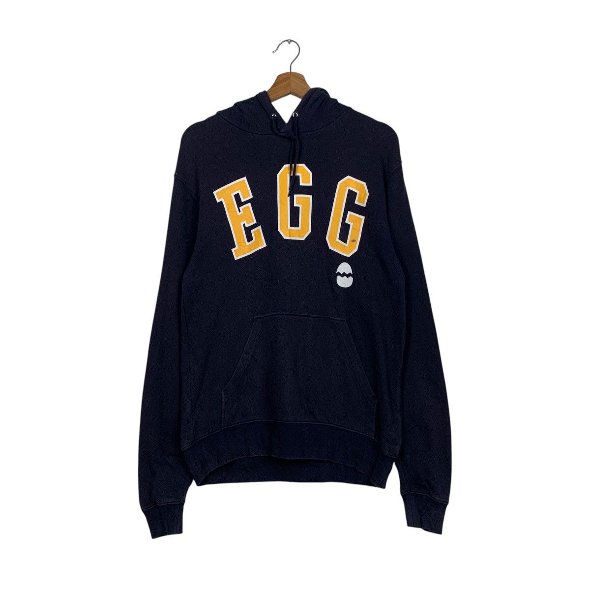 Japanese Brand EGG Big Logo Pullover Hoodies Sweatshirt #1612-C72 Size US M / EU 48-50 / 2 - 10 Thumbnail