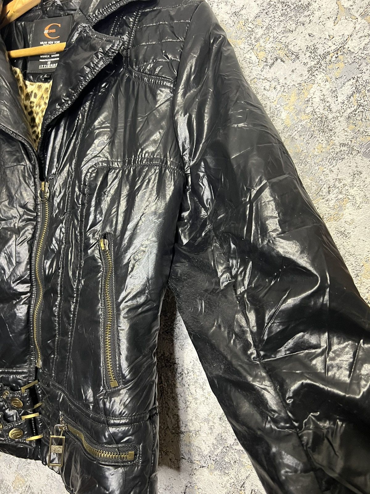 Just Cavalli × Vintage Just Cavalli Light Padded Jacket Size L / US 10 / IT 46 - 14 Thumbnail