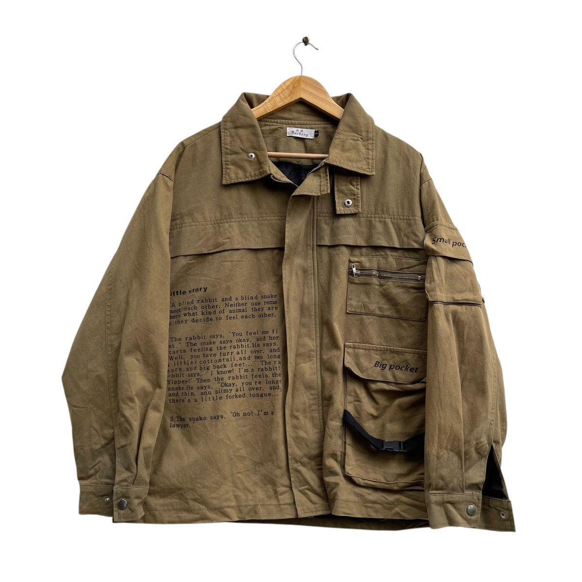 Issey Miyake × Japanese Brand Japanese Brand Bocheng Multi Pocket Tactical Style Jacket Size US L / EU 52-54 / 3 - 2 Thumbnail