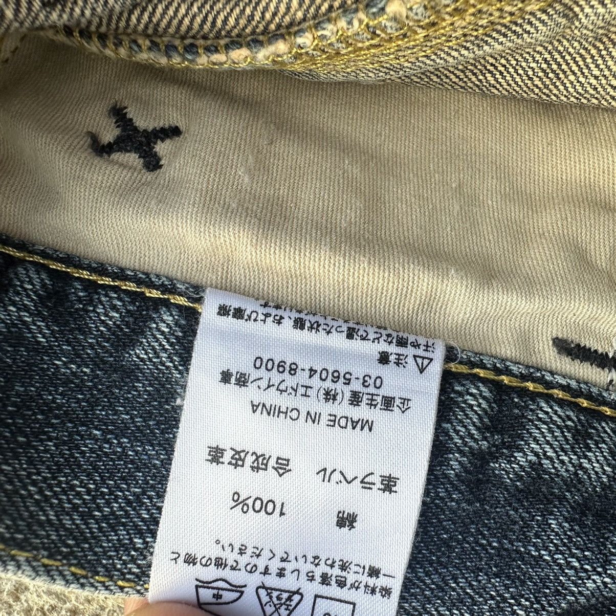 Japanese Brand Vintage Flare Lee Riders Twisted Leg Distressed Jeans W32 Size US 32 / EU 48 - 14 Thumbnail