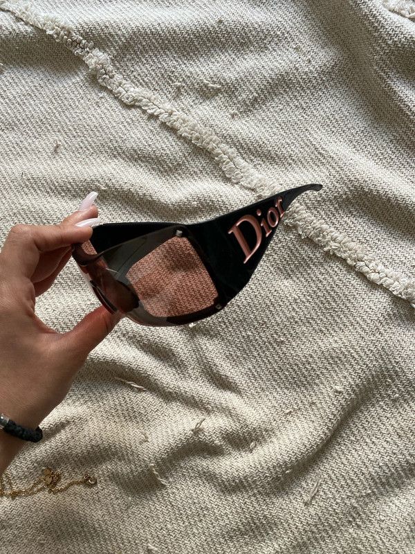 Dior DIOR Sunglasses Overshine Rimless Mask Pop Bike Shield RI935 Size ONE SIZE - 1 Thumbnail