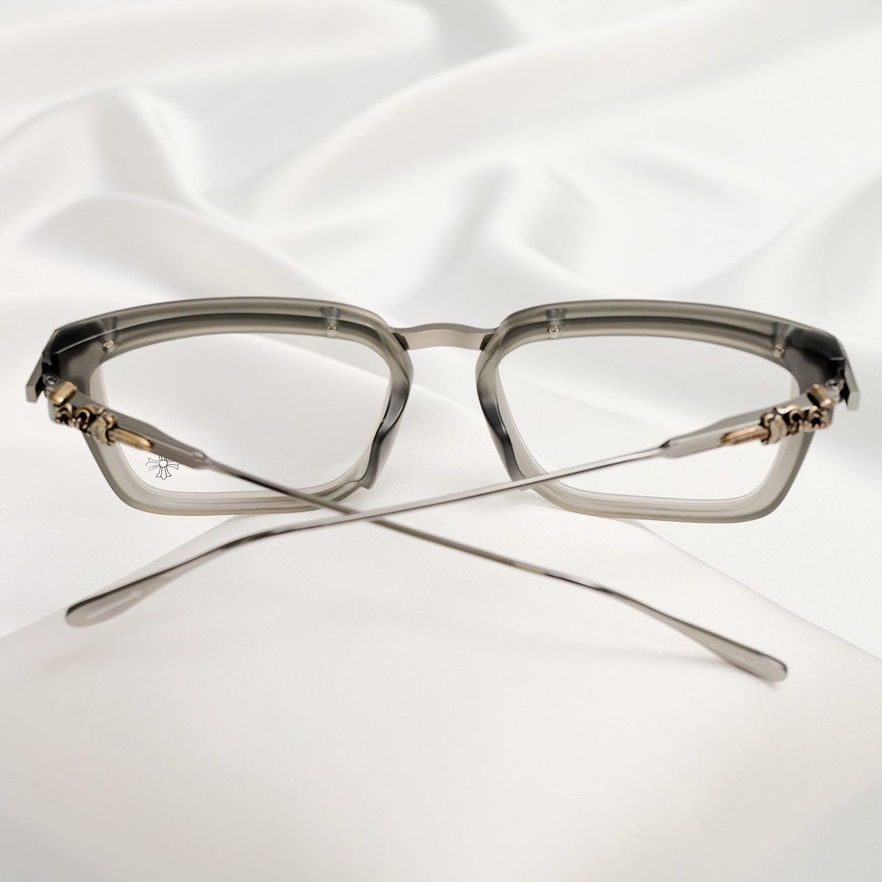 Chrome Hearts CHROME HEARTS TRYDIXAGAIN MATTE GRAY GLASSES Size ONE SIZE - 7 Thumbnail