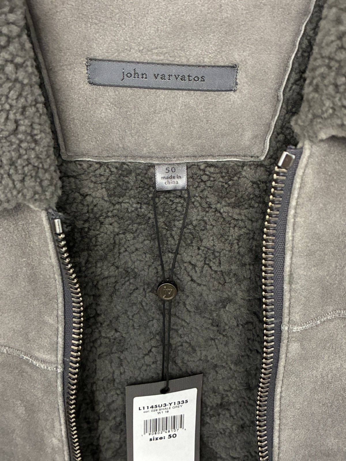 John Varvatos Runway Suede Shearling Jacket USA 40 EU 50 Size US M / EU 48-50 / 2 - 9 Thumbnail