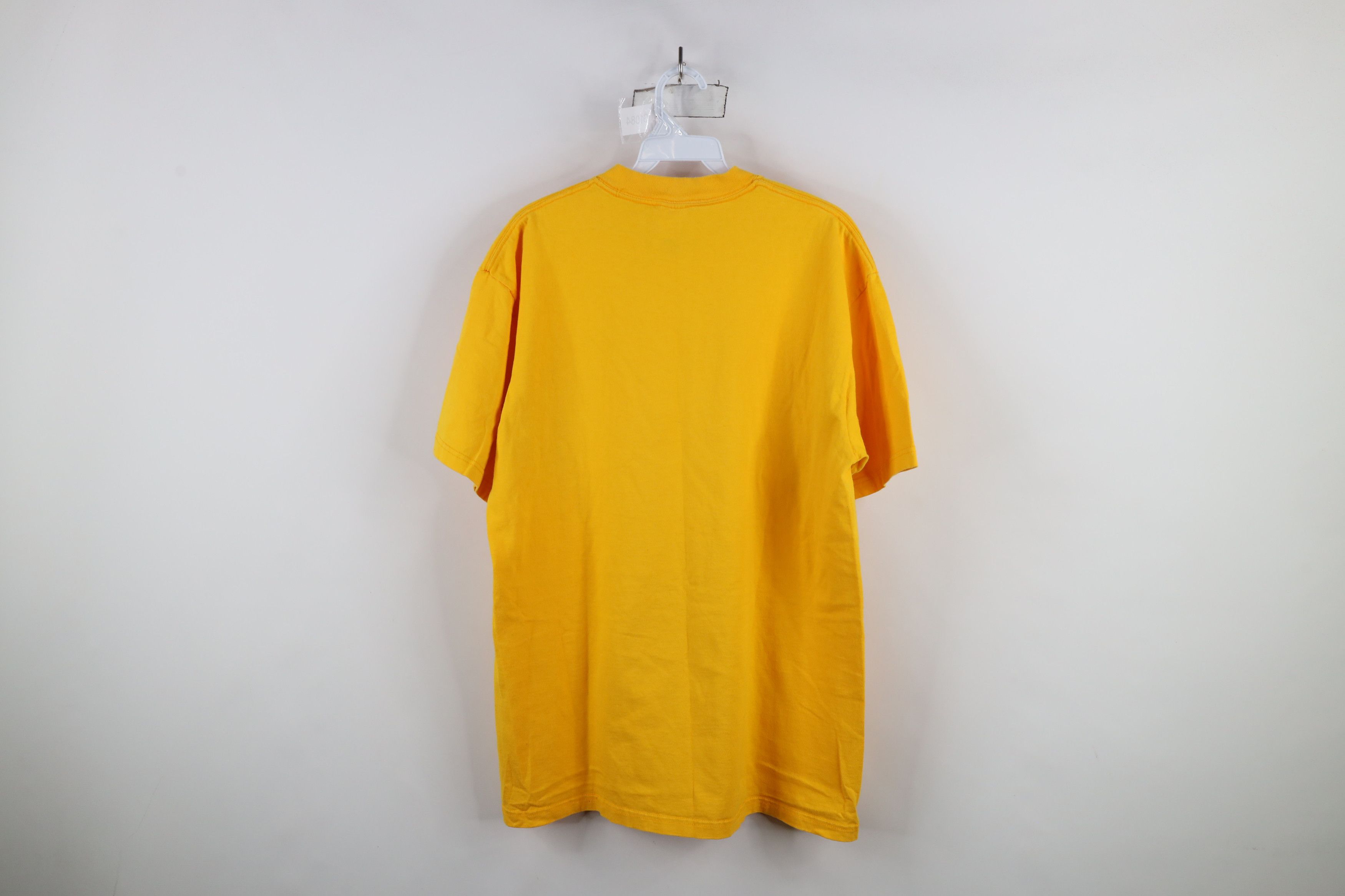 Dickies × Vintage Vintage 90s Dickies Spell Short Sleeve Pocket T-Shirt Yellow Size US L / EU 52-54 / 3 - 9 Thumbnail