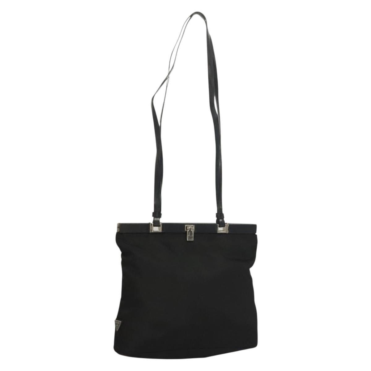 Prada PRADA Shoulder Bag Nylon Black Silver Size ONE SIZE - 1 Thumbnail