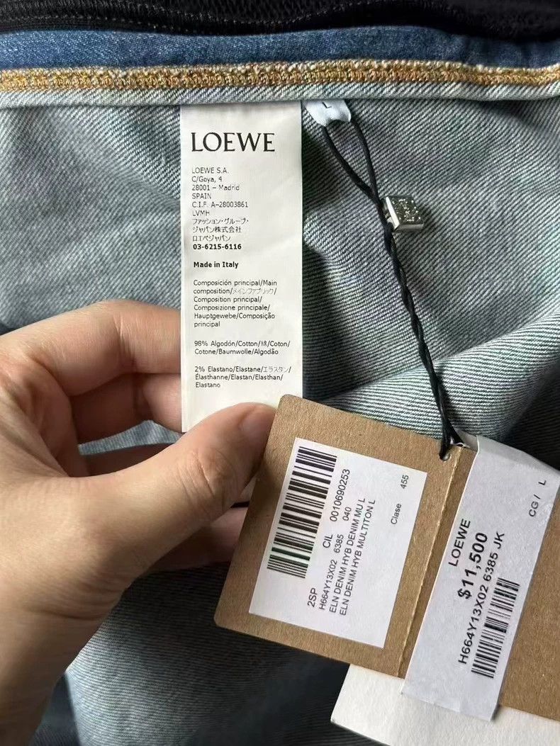 Loewe LOEWE Denim stitching coat Size L / US 10 / IT 46 - 4 Thumbnail