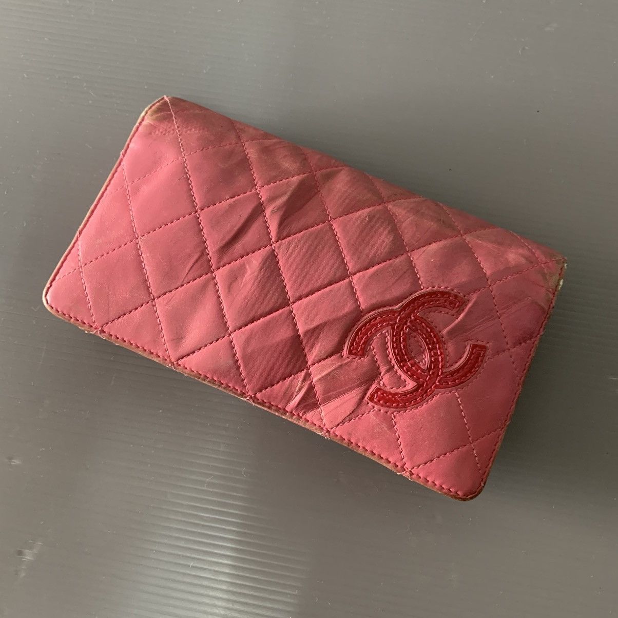 Chanel Chanel Pink Leather Long Wallet Size ONE SIZE - 2 Thumbnail