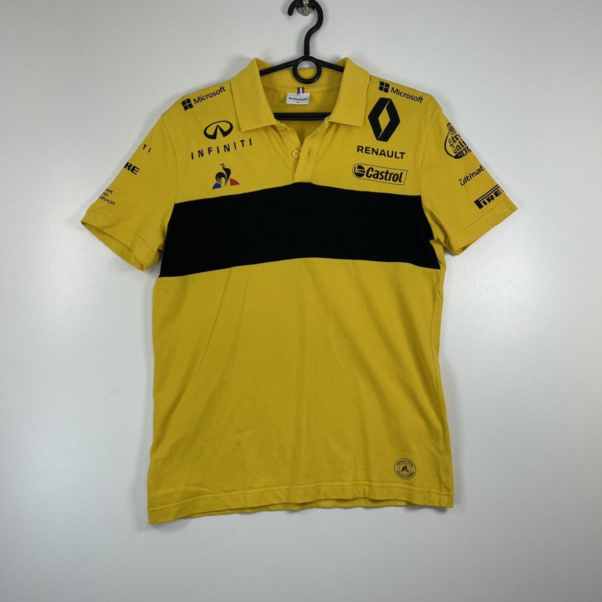 Formula 1 Vintage Le Coq Sportif Renault Infinity Racing F1 Polo Shirt Size US S / EU 44-46 / 1 - 1 Thumbnail