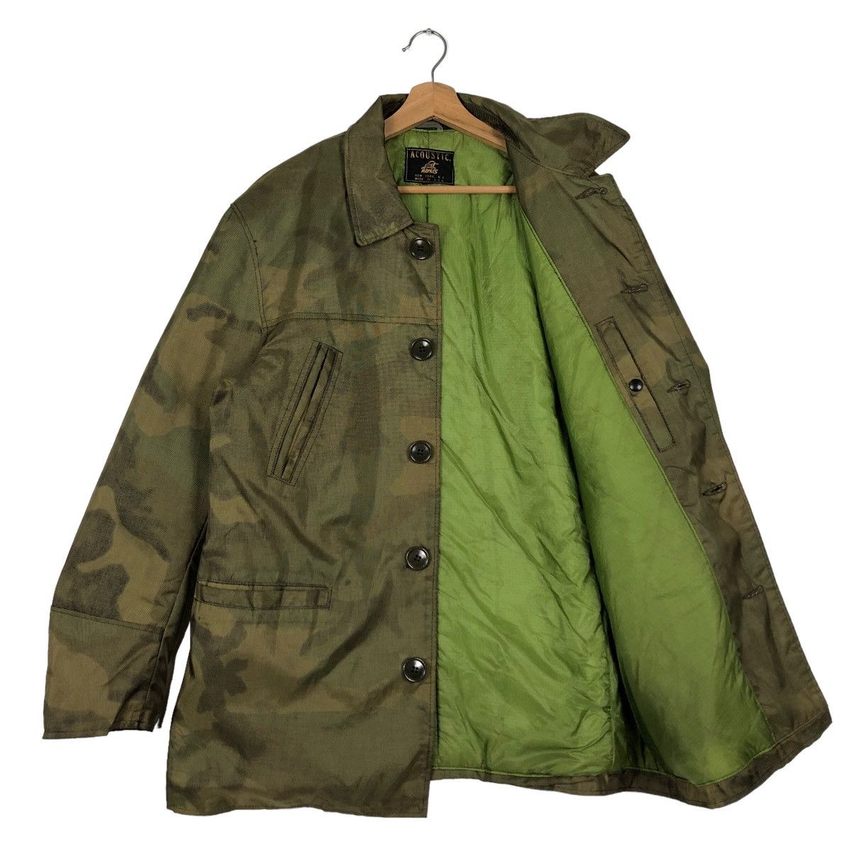 Vintage 🔥50’s Vintage Made in USA Acoustic Camo Inspector Chore Size US L / EU 52-54 / 3 - 9 Thumbnail