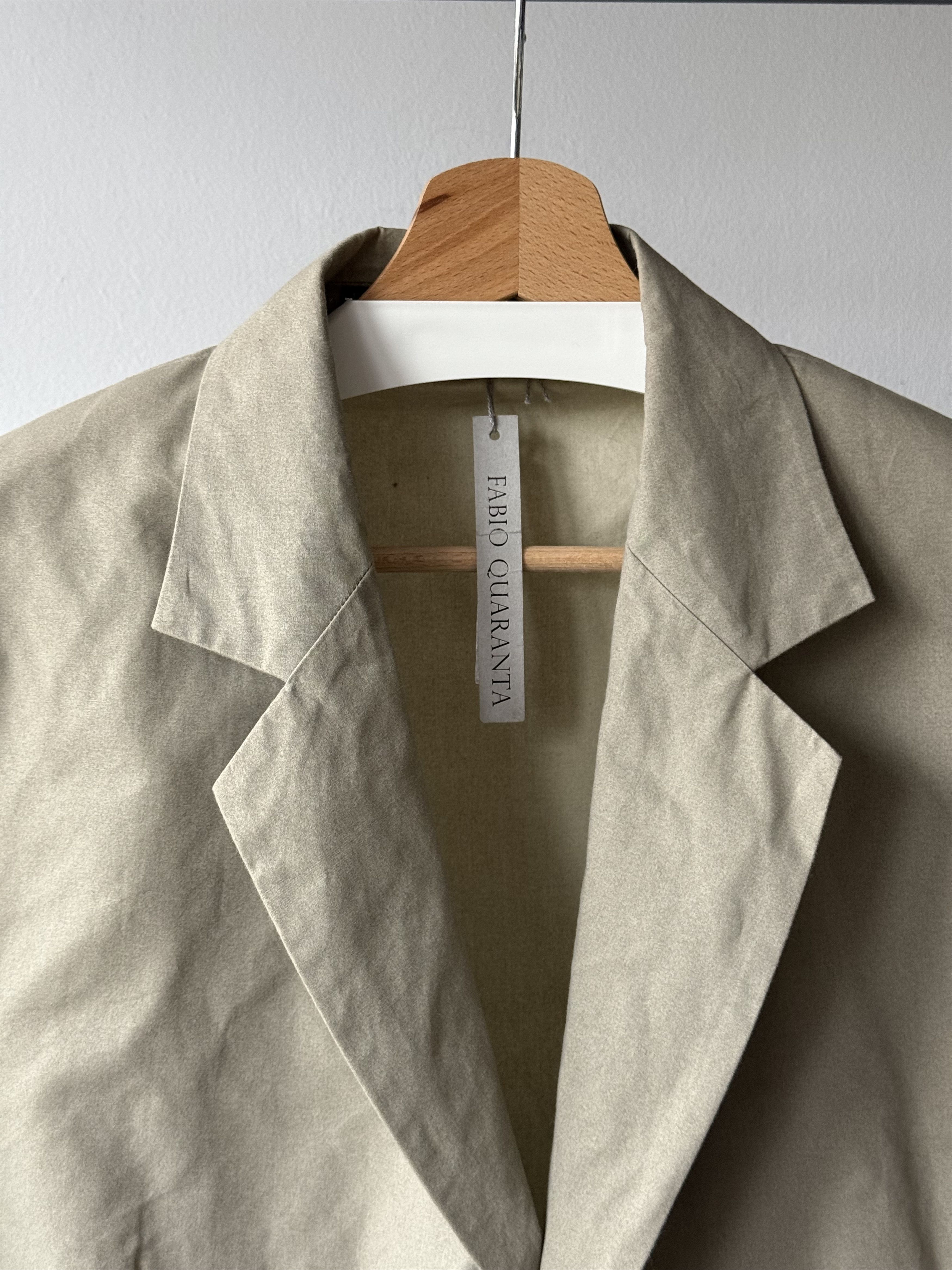 FABIO QUARANTA Fabio Quaranta Unlined Classic Cotton Blazer Jacket Rare Size 48R - 7 Thumbnail