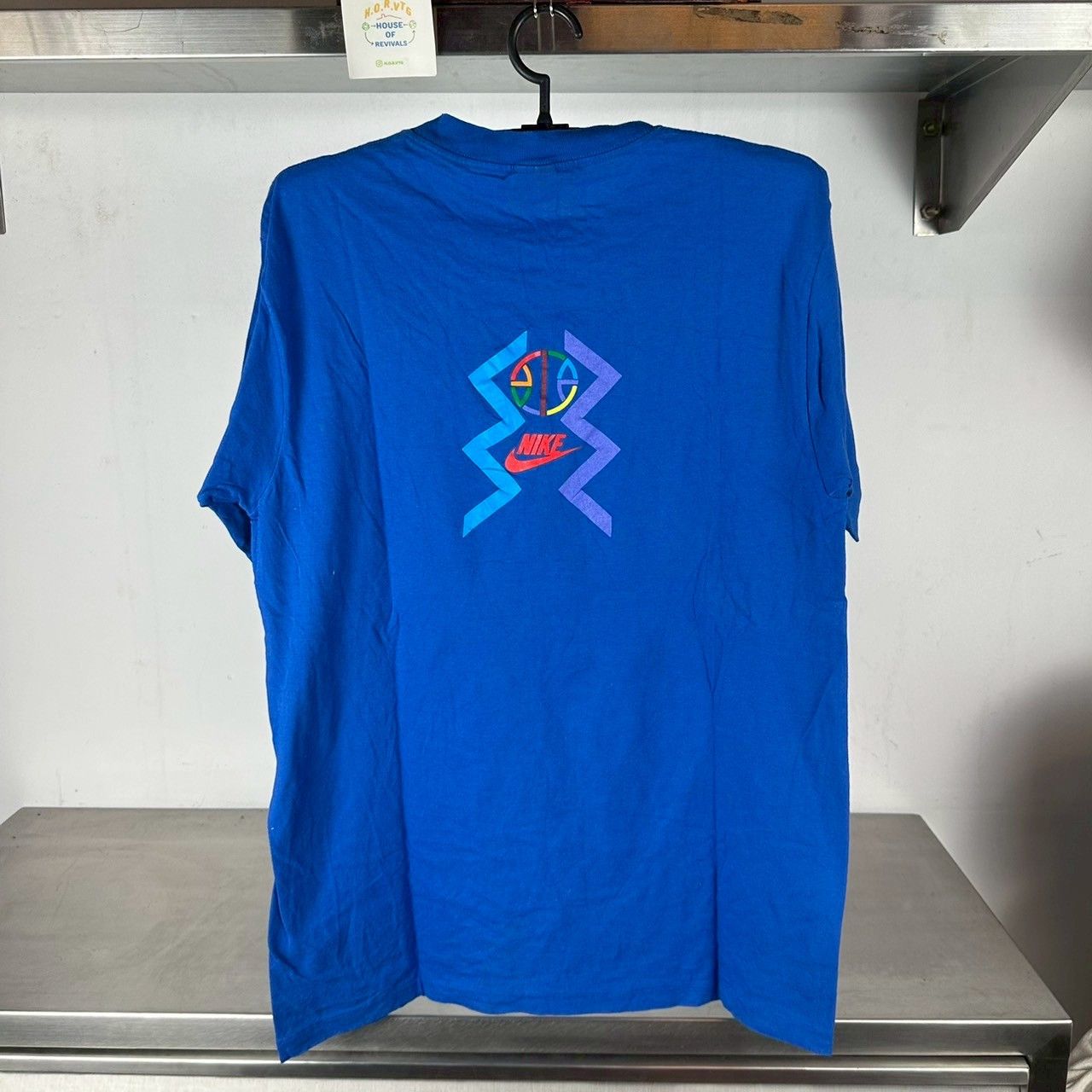 Nike × Vintage Vintage 90s Nike Urban Jungle Gym Spike Lee Peace Tee Size US L / EU 52-54 / 3 - 2 Thumbnail