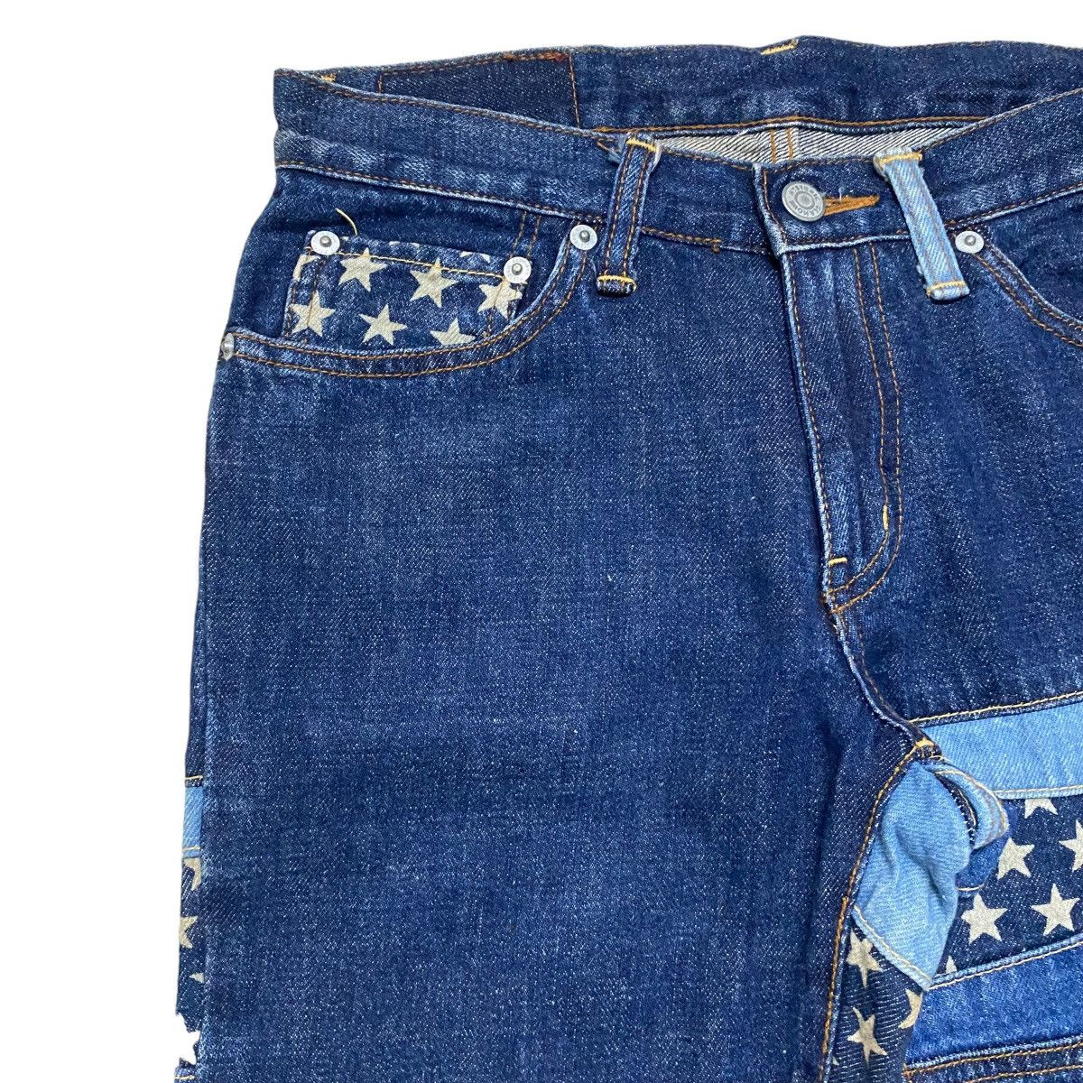 Hysteric Glamour Hysteric Glamour Hagi Patchwork American Flare Jeans Size 26" / US 2 / IT 38 - 4 Thumbnail
