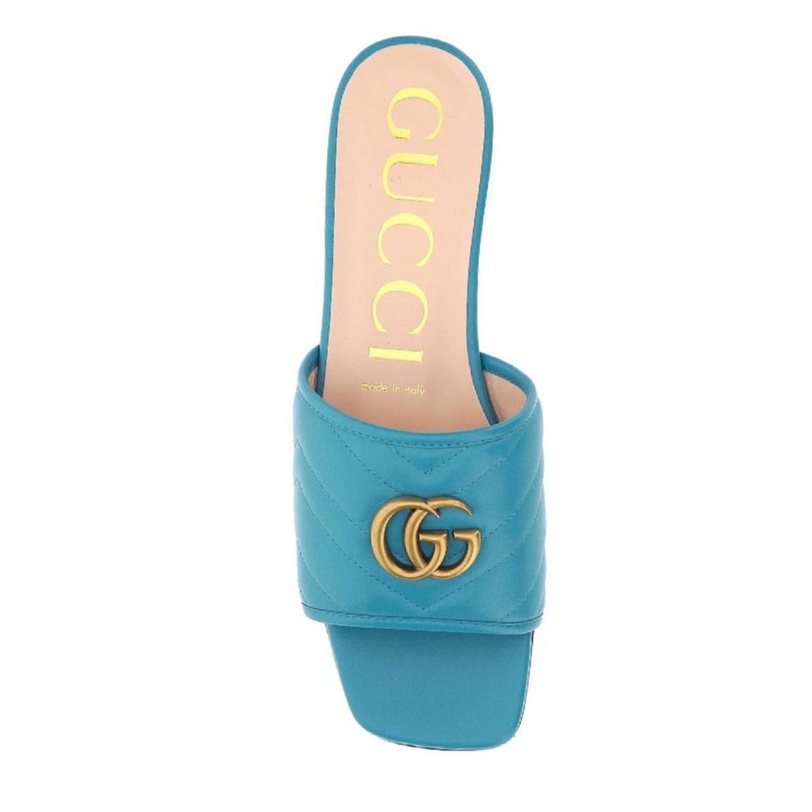 Gucci Marmont Jolie GG logo quilted slides slippers sandals Size US 6 / IT 36 - 1 Thumbnail