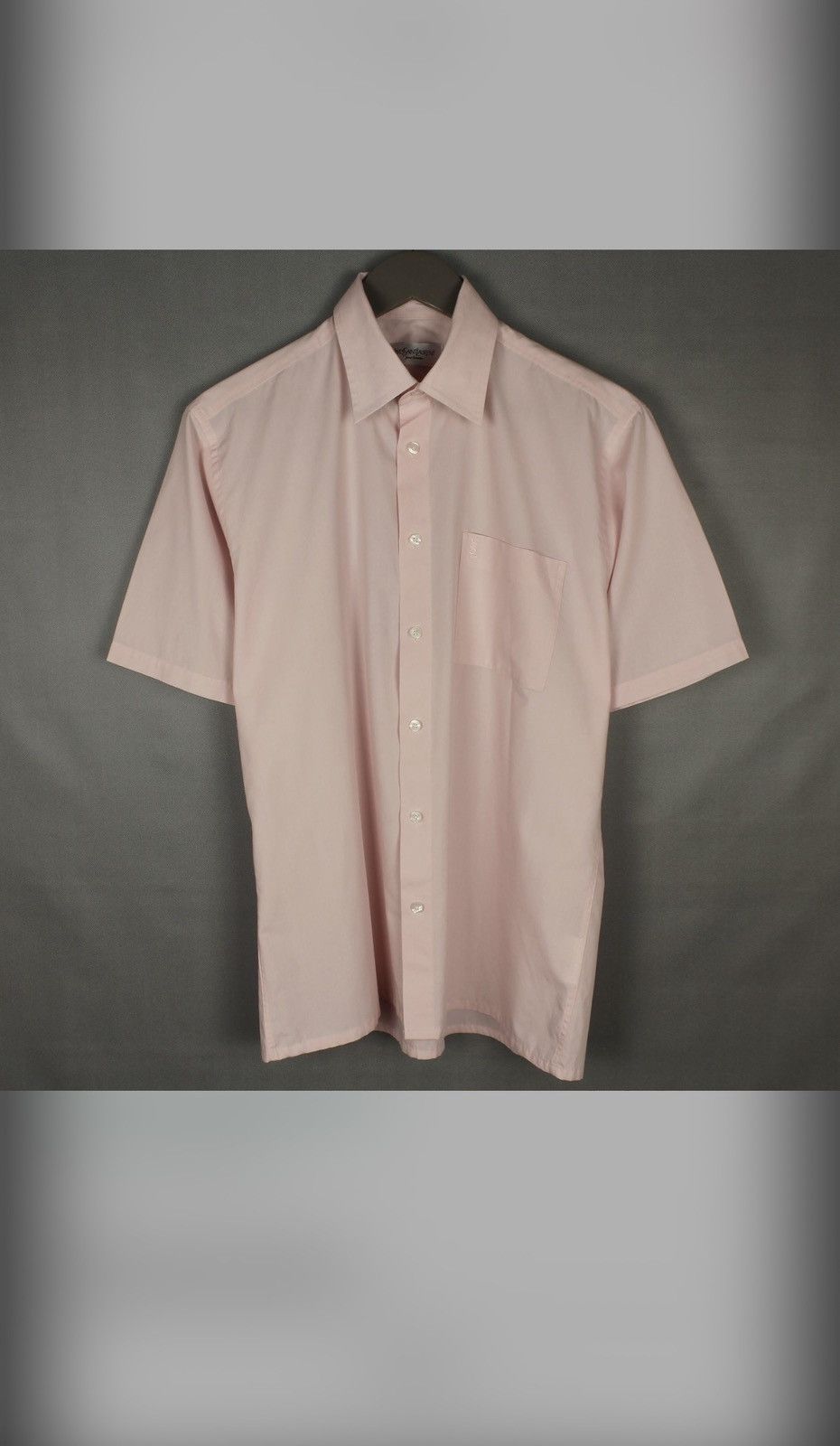 Yves Saint Laurent YSL Yves Saint Laurent Short Sleeve Shirt Logo Size M L Size US M / EU 48-50 / 2 - 2 Thumbnail