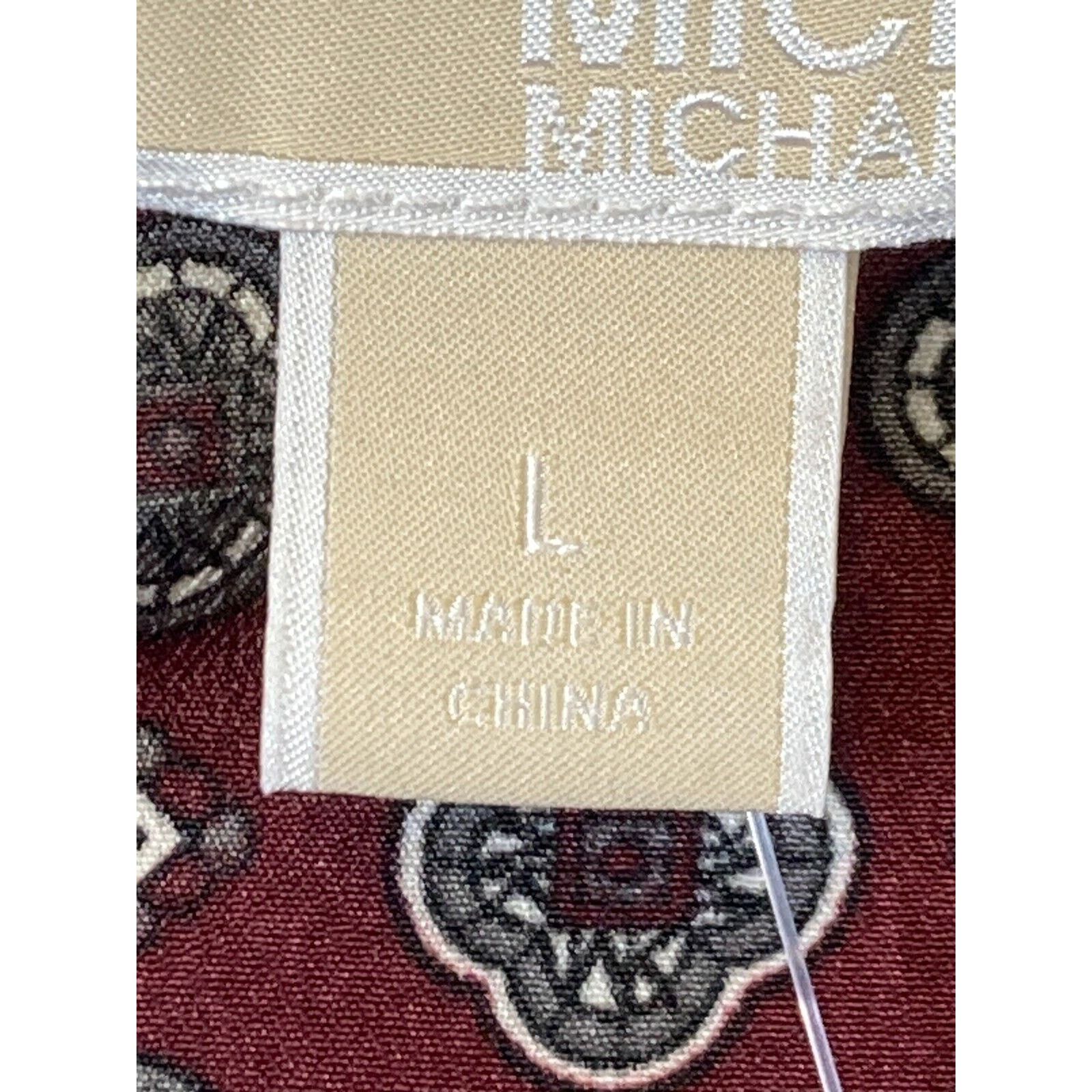 Michael Kors Michael Kors Merlot Wrap Top Printed Foulard Surplice Large Size L / US 10 / IT 46 - 3 Thumbnail