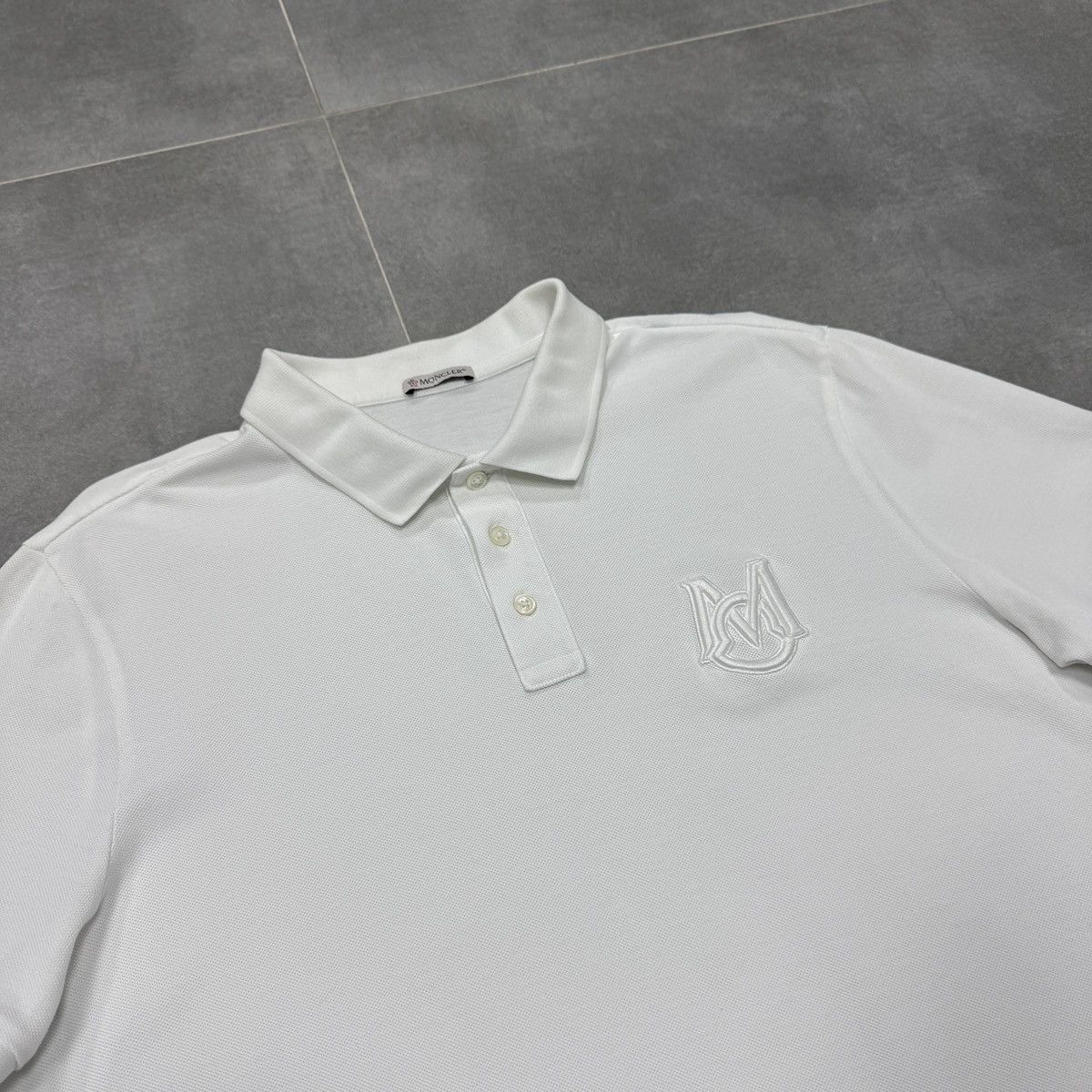 Authentic Moncler Maglia Polo Manica Corta SS Polo Shirt Men