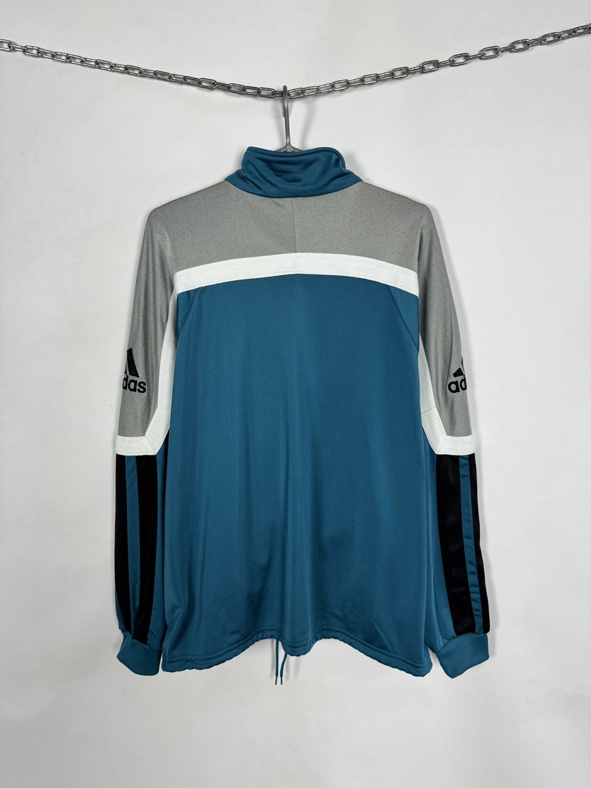 Adidas Adidas Vintage Track Top Zip Up Jacket 90s Sportswear Size L Size US L / EU 52-54 / 3 - 10 Thumbnail
