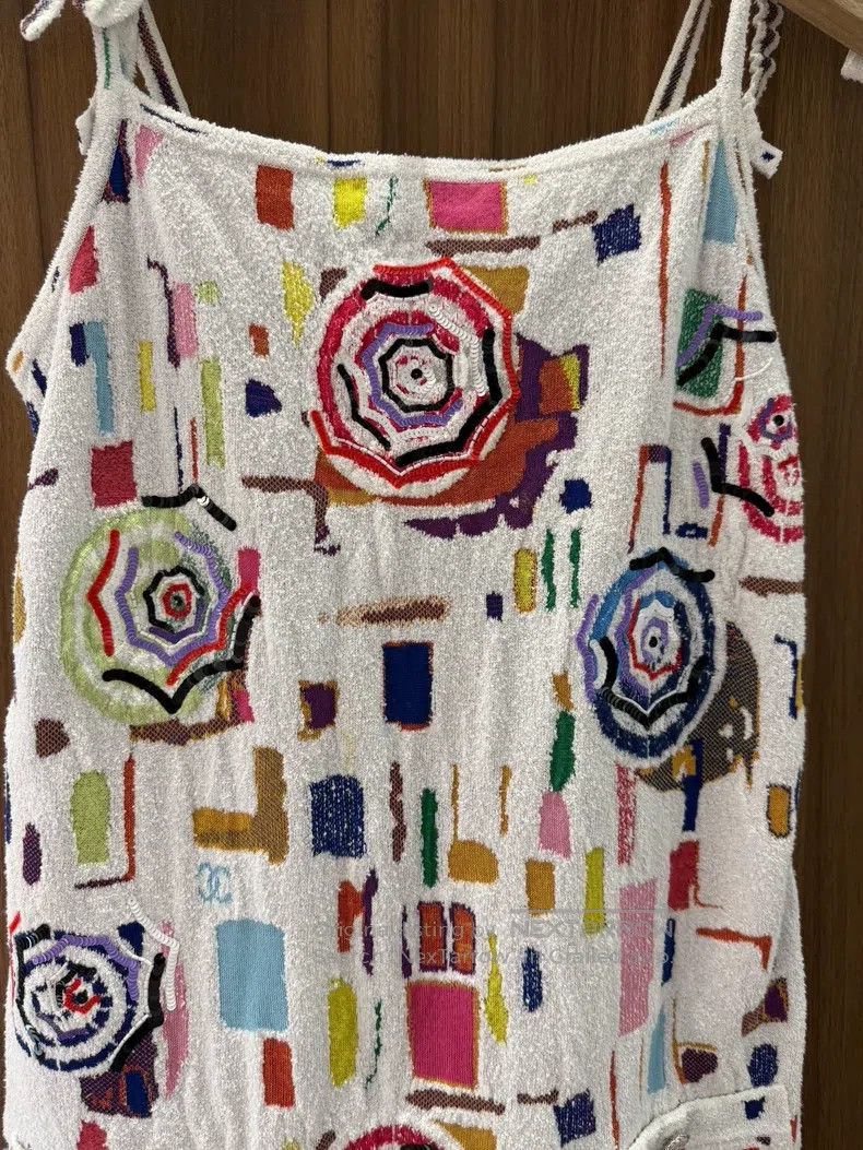 Chanel Chanel 2019 Spring and Summer Beach Series Graffiti Strap Size XS / US 0-2 / IT 36-38 - 4 Thumbnail