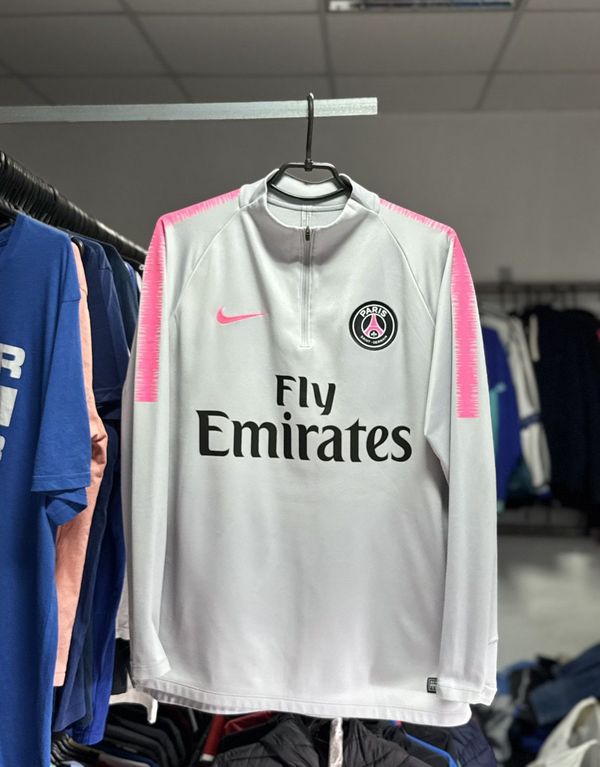 Nike Nike FC PSG Paris Saint Germain Soccer Jersey Long Sleeve Size US M / EU 48-50 / 2 - 1 Thumbnail