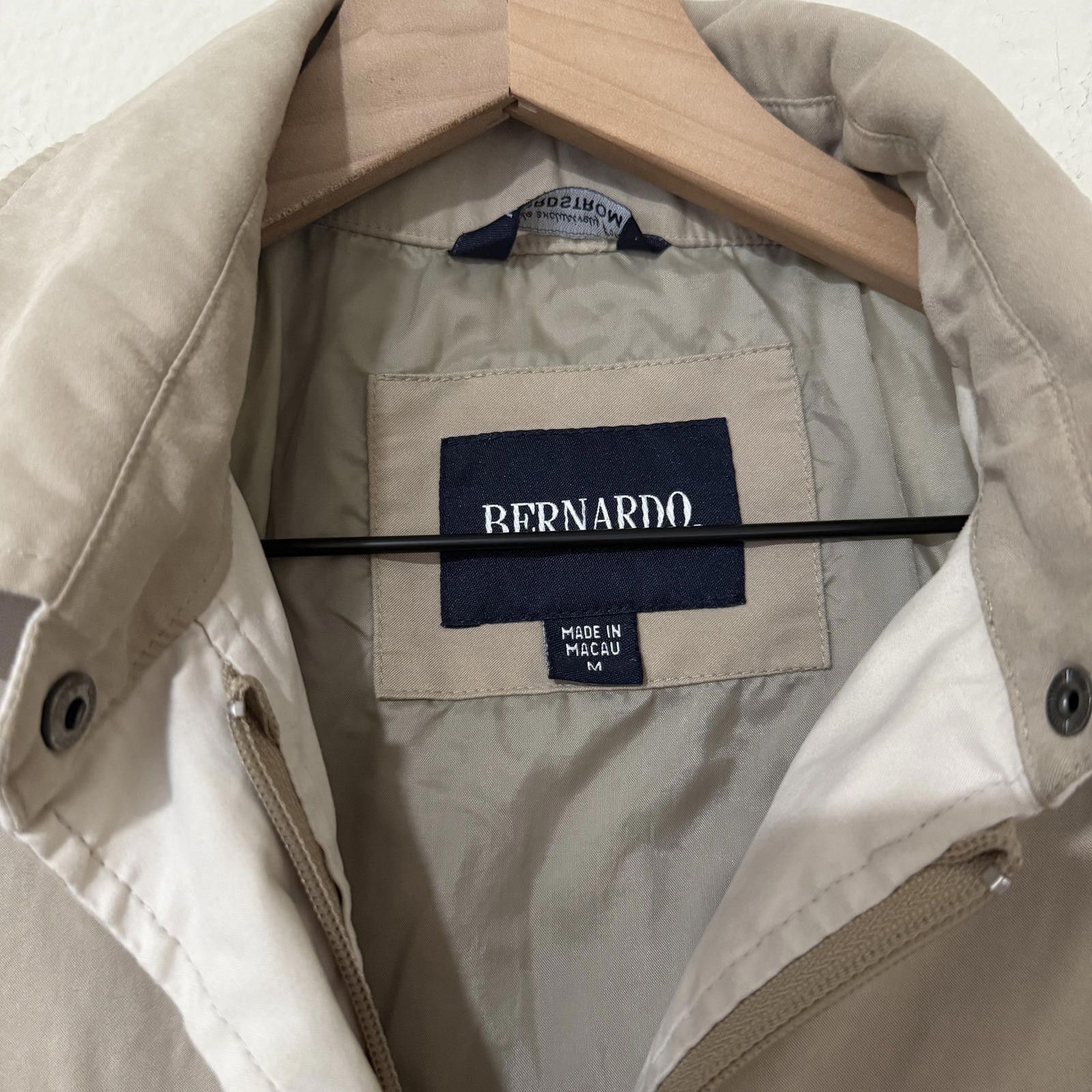 Bernhard Willhelm Bernardo Jacket Women's M Tan Detach Hood Zip Size US M / EU 48-50 / 2 - 3 Thumbnail