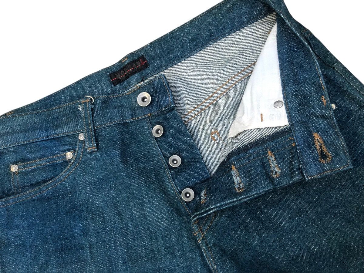 Morgan Homme Flare Bondage MORGAN HOMME Japanese Brand Strap Leg Jeans Size 31" - 9 Thumbnail