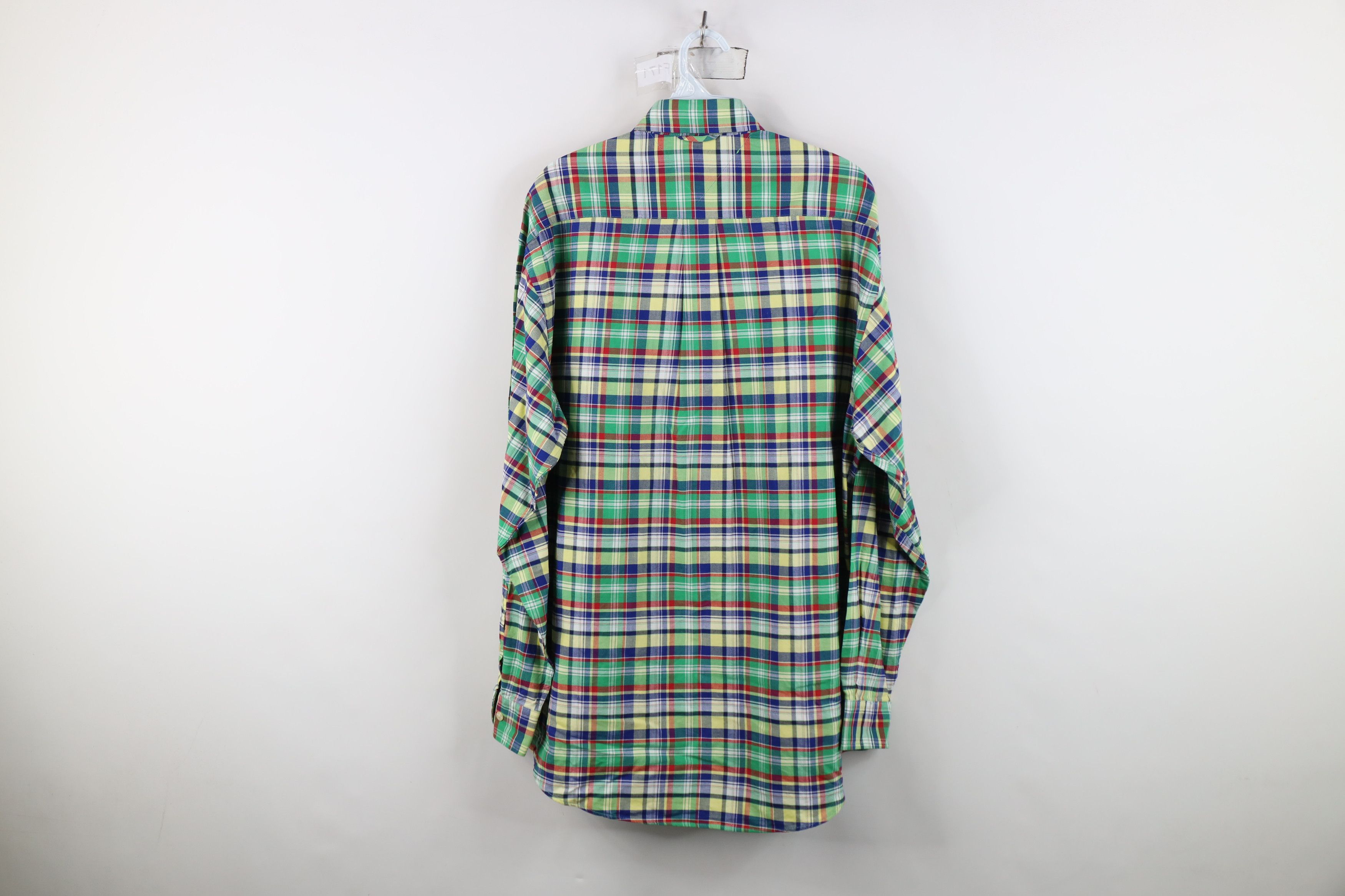Tommy Hilfiger Vintage 90s Tommy Hilfiger Madras Plaid Button Down Shirt Size US M / EU 48-50 / 2 - 8 Thumbnail