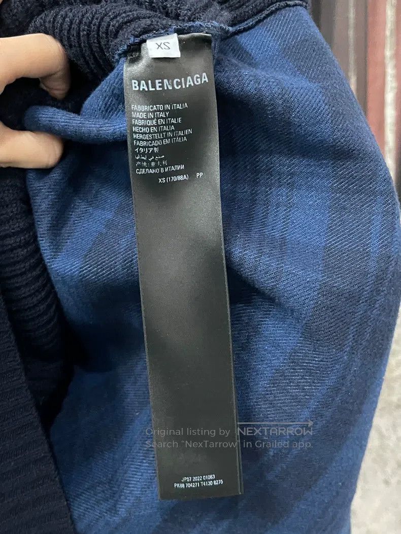 Other Balenciaga Wheat Pattern Patchwork Plaid Sweater Size US XS / EU 42 / 0 - 8 Thumbnail