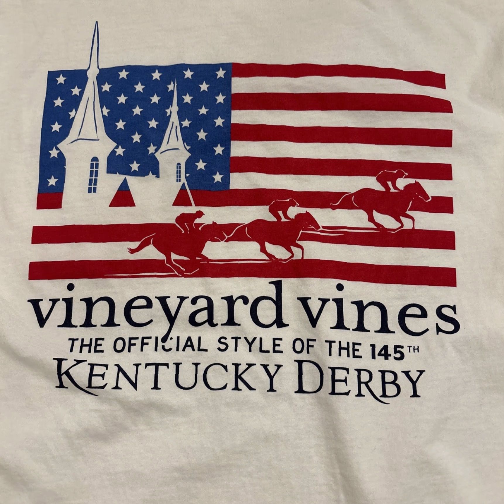 Vineyard Vines Vineyard Vines 145th Kentucky Derby Long Sleeve Shirt White M Mens Regular Size Medium Size US M / EU 48-50 / 2 - 8 Thumbnail