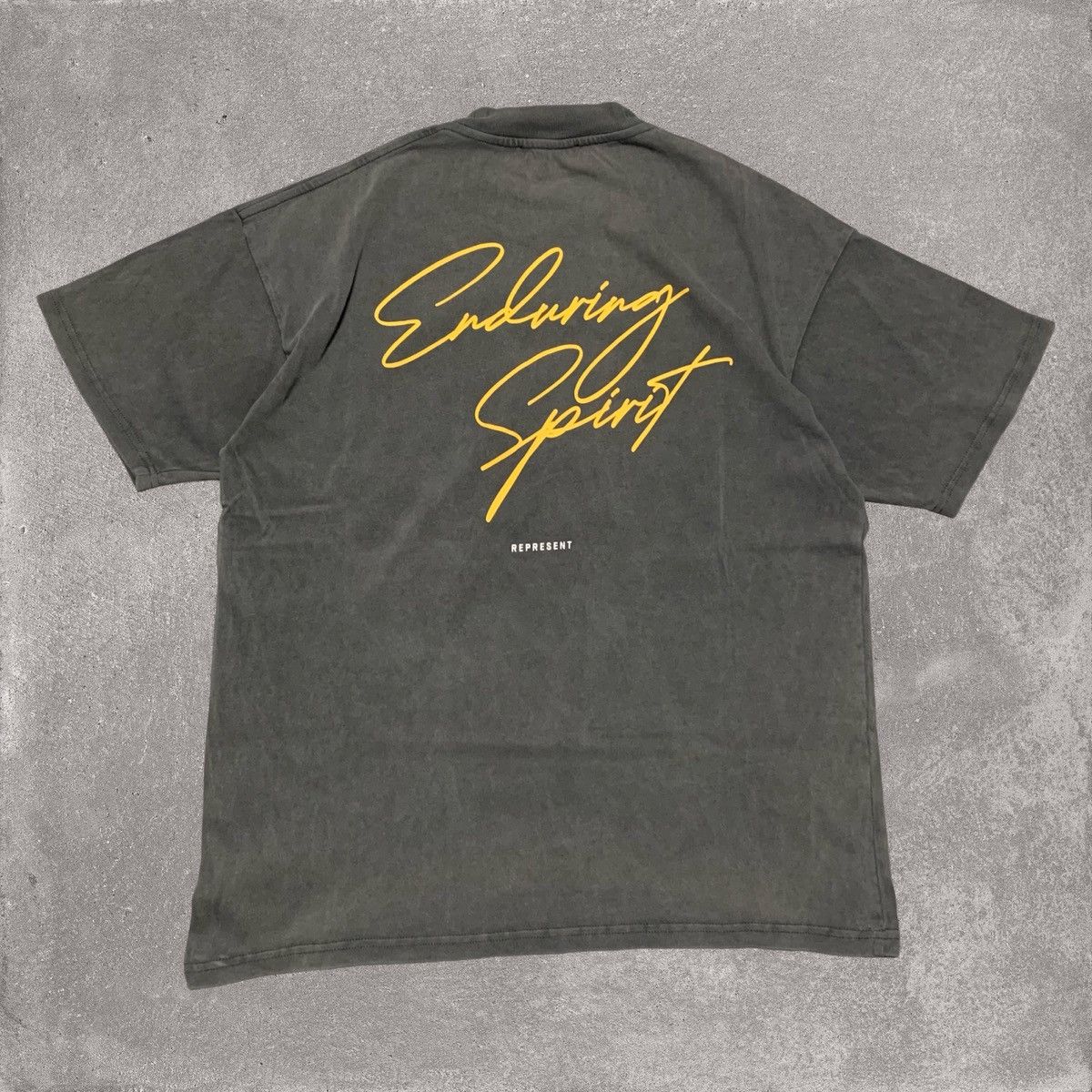 Represent Clo. Represent Small Enduring Spirit Vintage Grey Tee Size US S / EU 44-46 / 1 - 2 Thumbnail