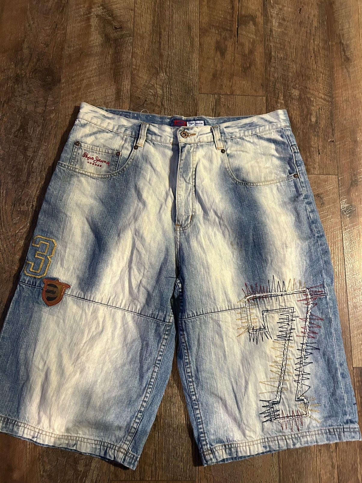 Pepe Jeans Pepe London Jorts size 38 Streetwear VNTG Size US 38 / EU 54 - 2 Thumbnail