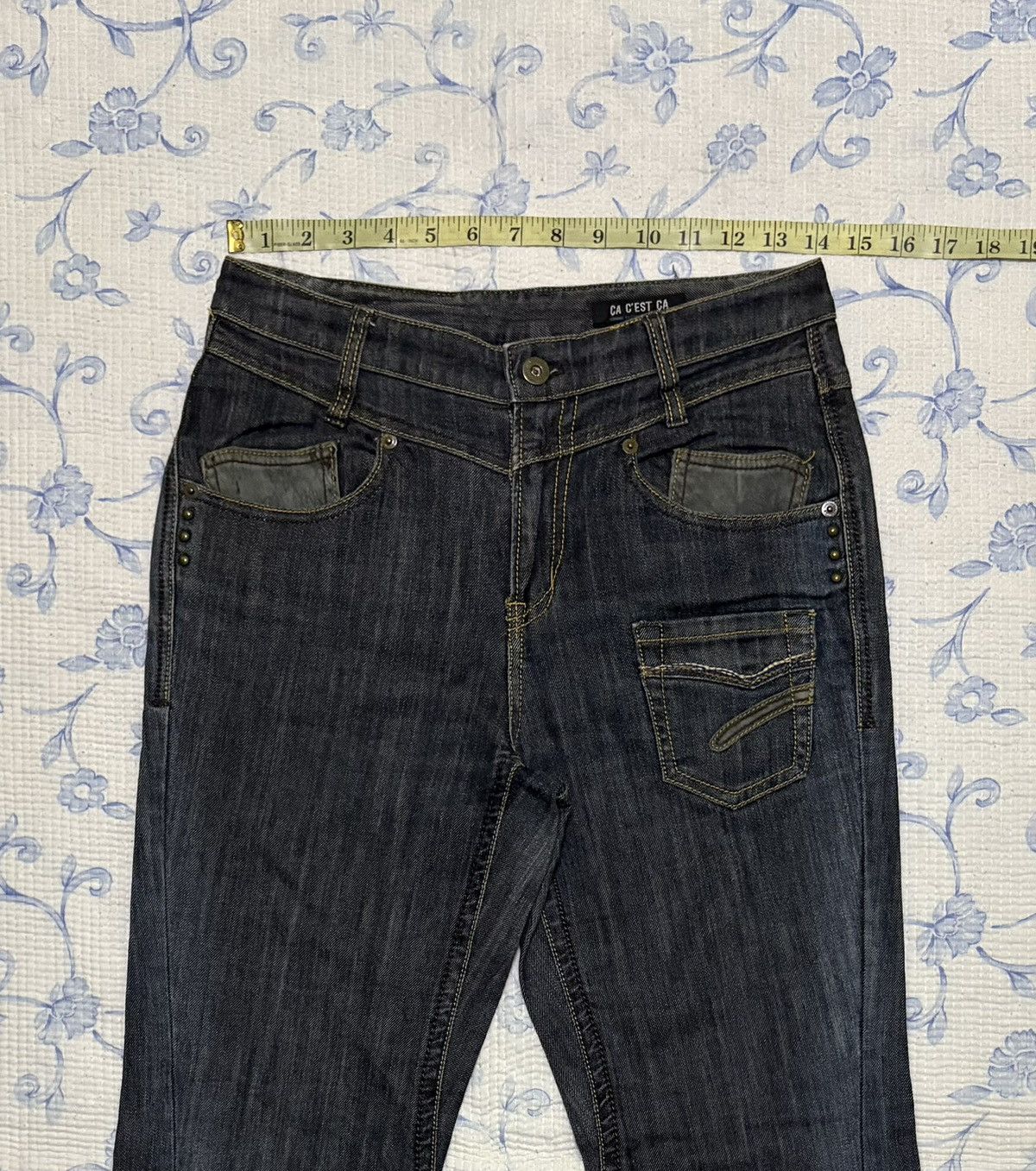 Japanese Brand × Vintage Japanese Comme Ci Comme Ca Streetwear Jeans Flared Denim Size US 28 / EU 44 - 3 Thumbnail