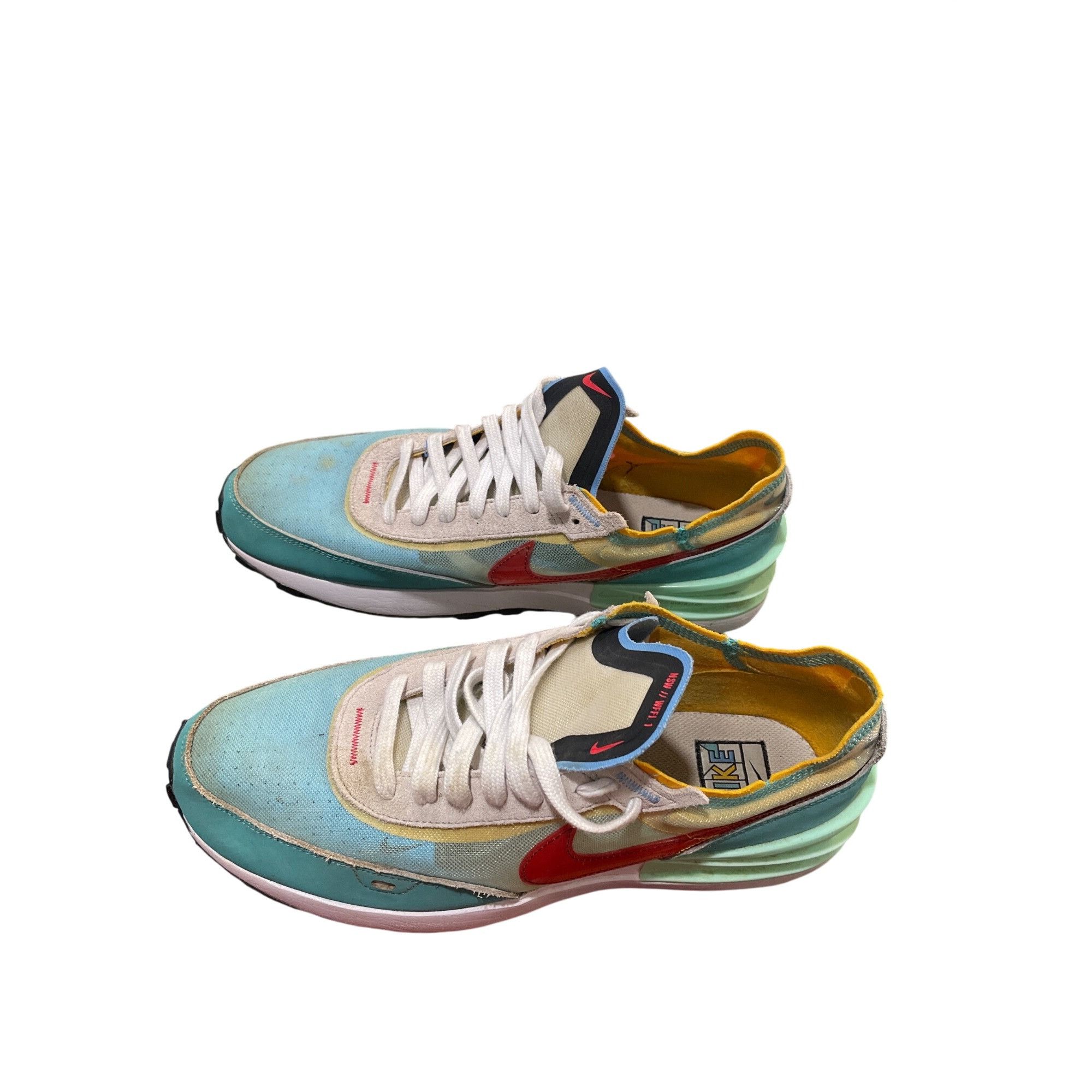 Nike Nike Waffle 1 Multi Easter University Red men low top sneake Size US 12 / EU 45 - 4 Thumbnail