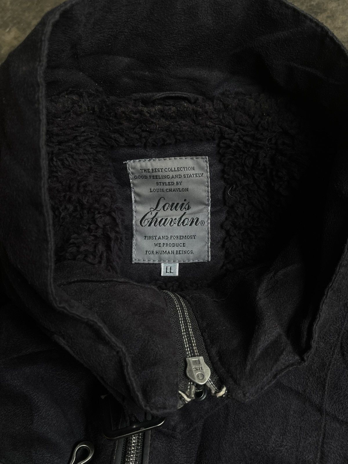Isamu Katayama Backlash JAPANESE 00’s LOUIS CHAVLON BIKERS FUR ZIPP BONDAGE JACKET Size US L / EU 52-54 / 3 - 7 Thumbnail