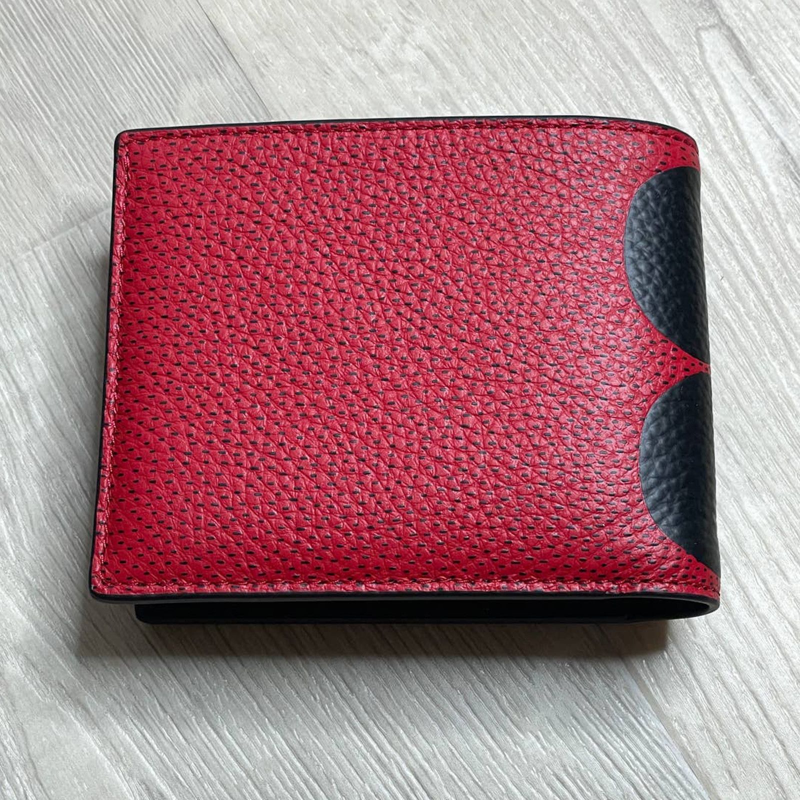 Coach Coach Disney Mickey Mouse X Keith Haring Wallet Red Black Size ONE SIZE - 3 Thumbnail