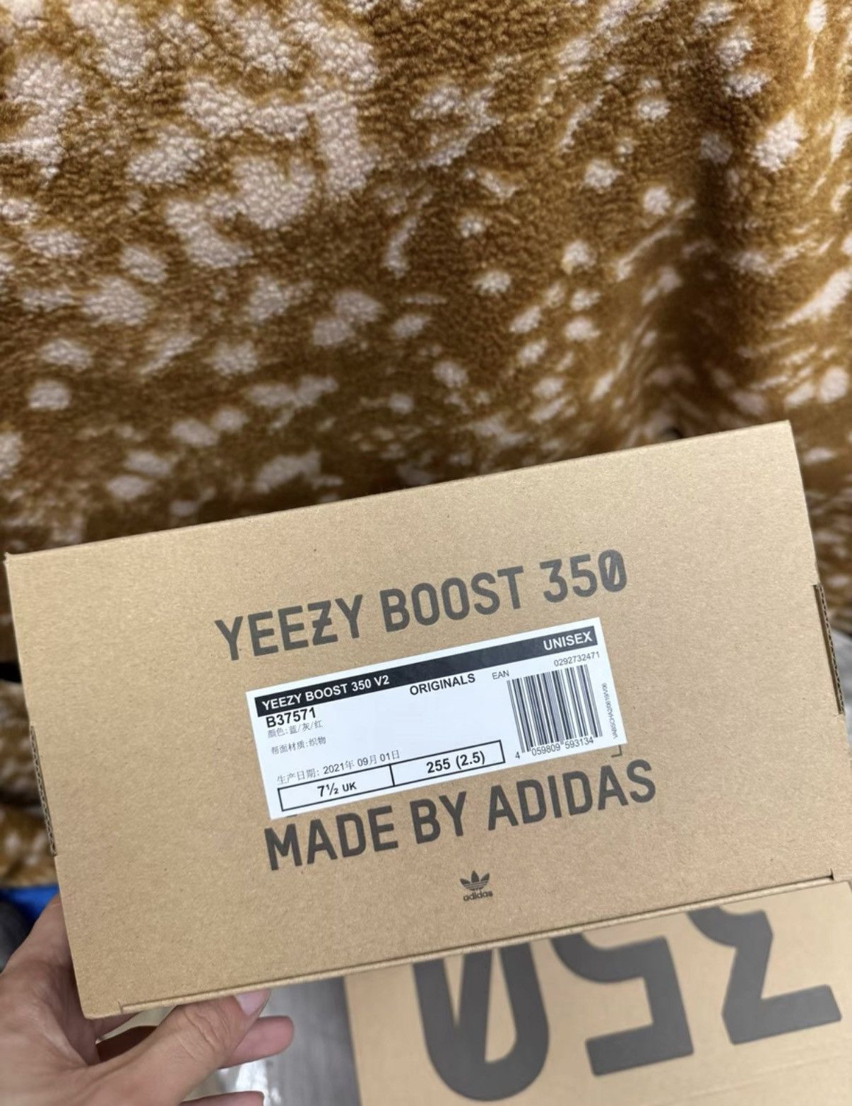 Adidas Adidas Yeezy 350 Blue Tint K37 Size US 8 / EU 41 - 7 Thumbnail