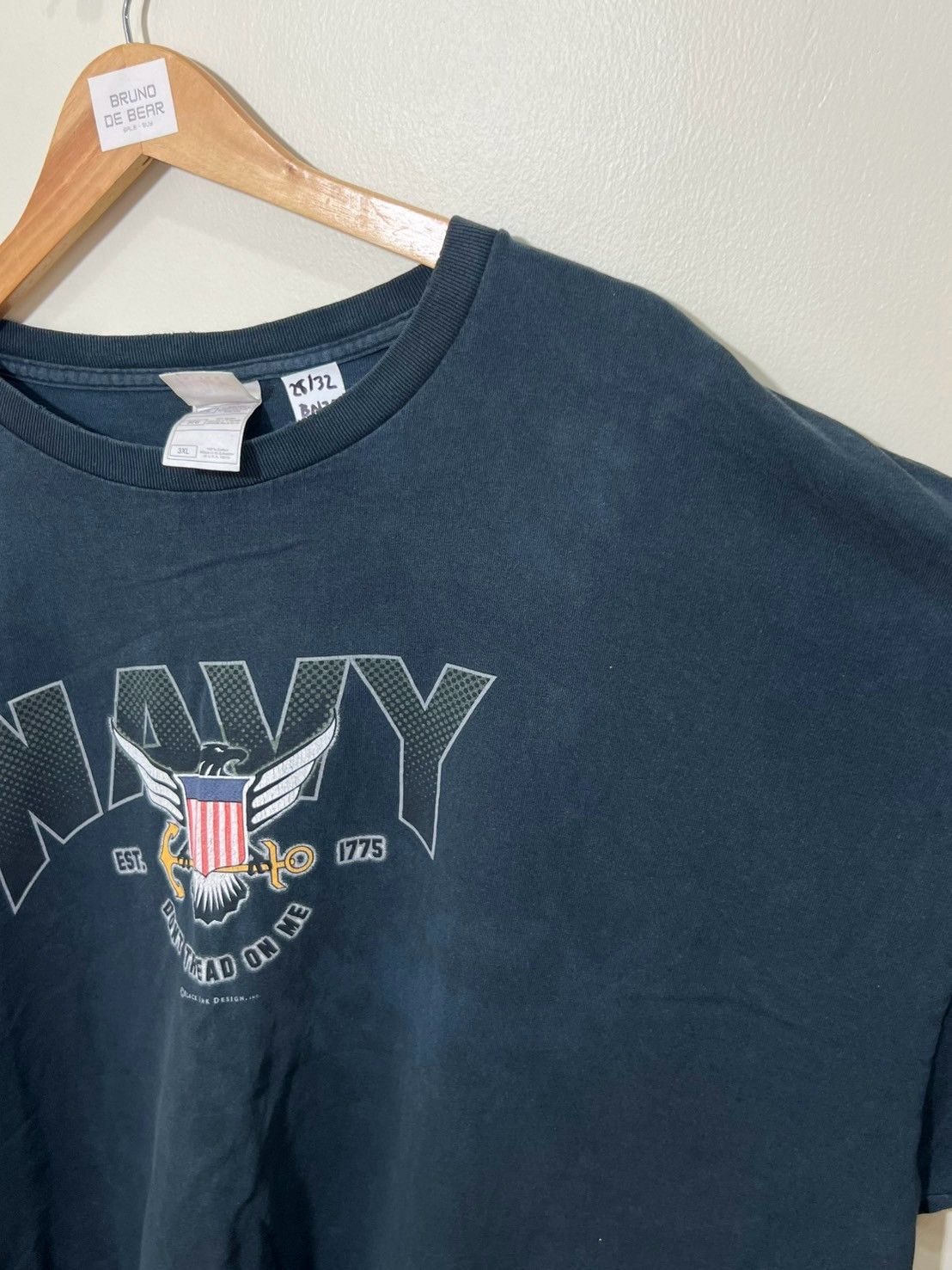 Vintage Vintage NAVY American Don’t Tread On Me USA bnz01 3XL Size US XXL / EU 58 / 5 - 8 Thumbnail
