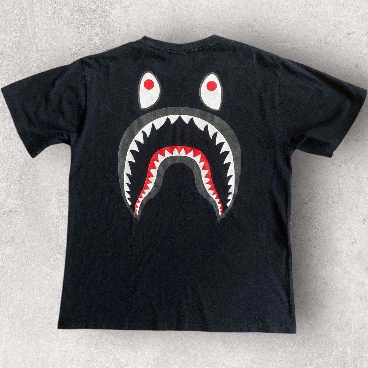 Bape Shark Head P.o.n.r Tee Size US L / EU 52-54 / 3 - 2 Thumbnail
