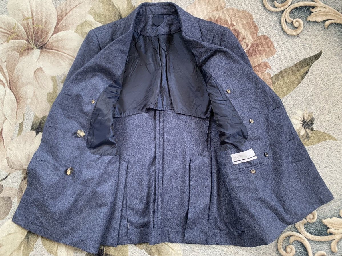 Max Mara MaxMara Blend Cashmere Double Breast Jacket Coat Size XS / US 0-2 / IT 36-38 - 8 Thumbnail