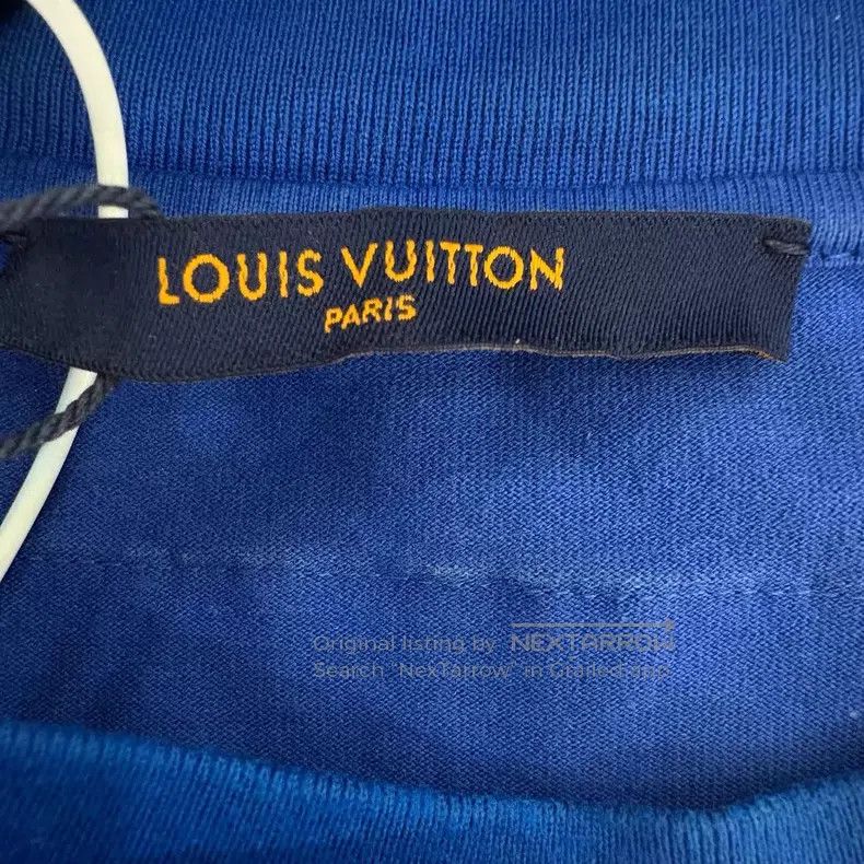 Louis Vuitton Louis Vuitton FW22 Solid Logo Round Neck Short Sleeve Size US L / EU 52-54 / 3 - 3 Thumbnail